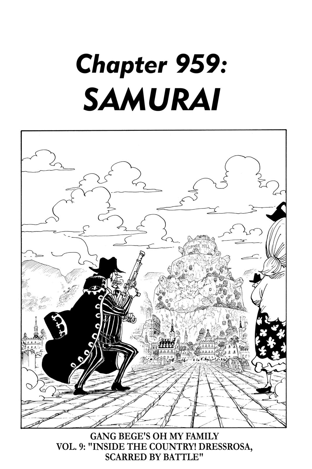 One Piece, Chapter 959 image 01