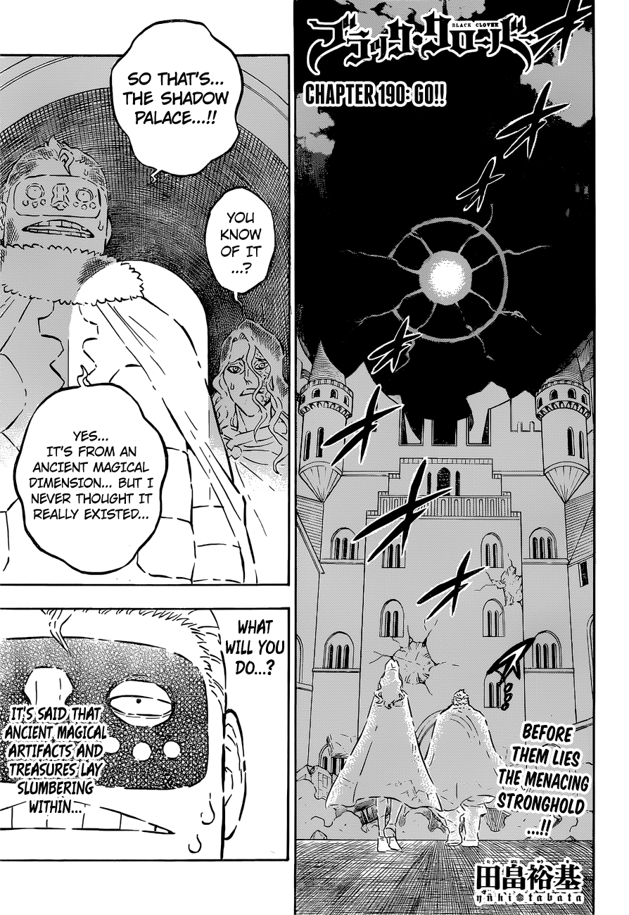 Black Clove, Chapter 190 image 01