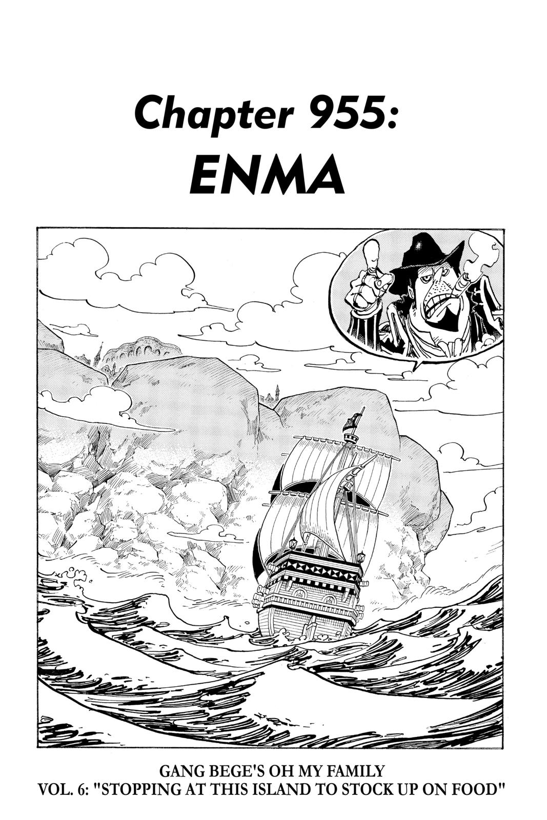 One Piece, Chapter 955 image 01