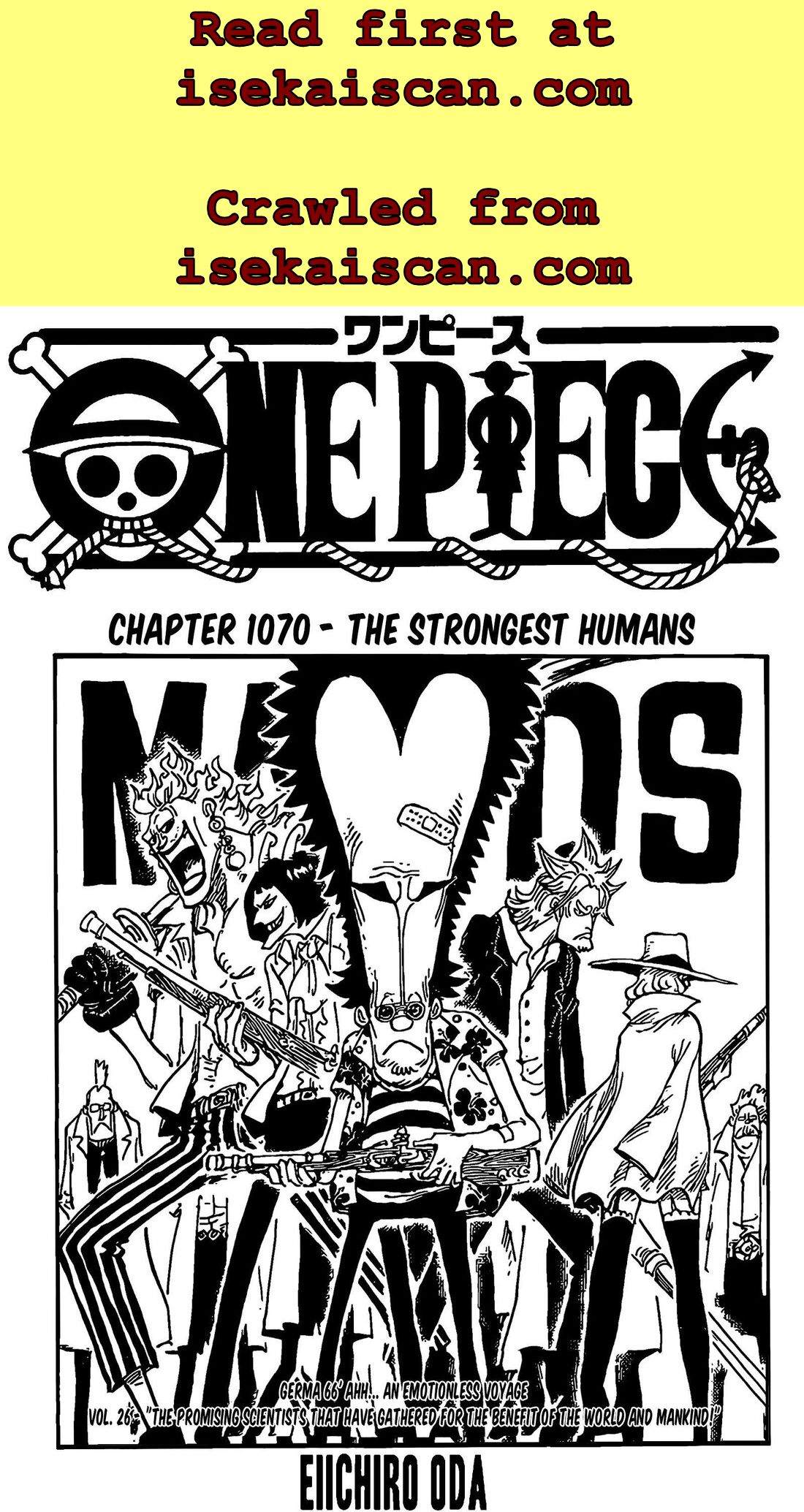 One Piece, Chapter 1070 image 01