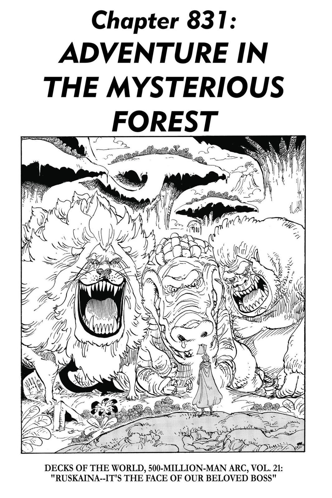 One Piece, Chapter 831 image 001