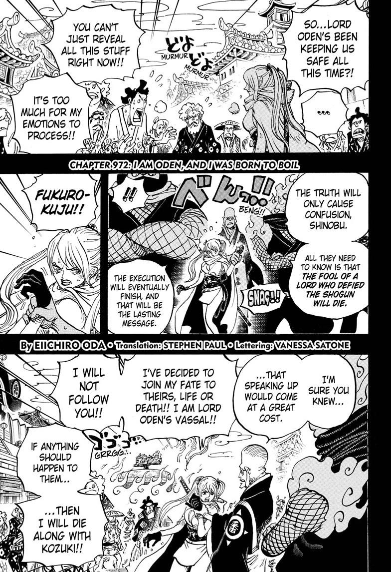 One Piece Chapter 972 One Piece Manga Online