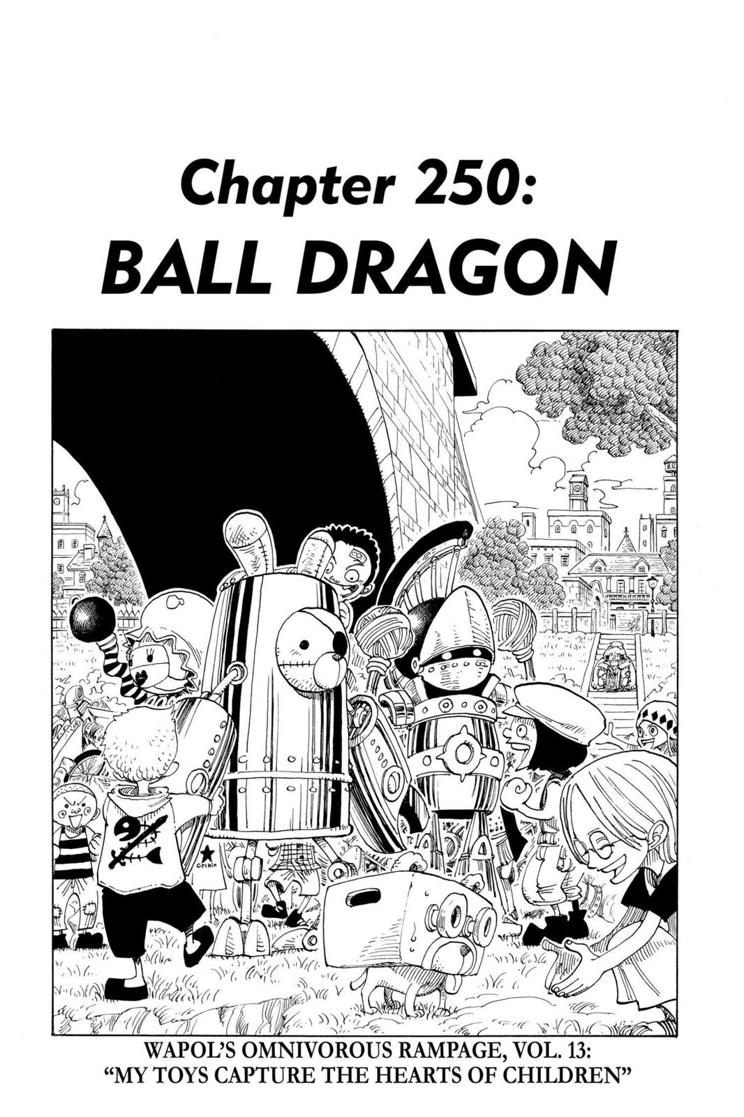 One Piece, Chapter 250 image 001