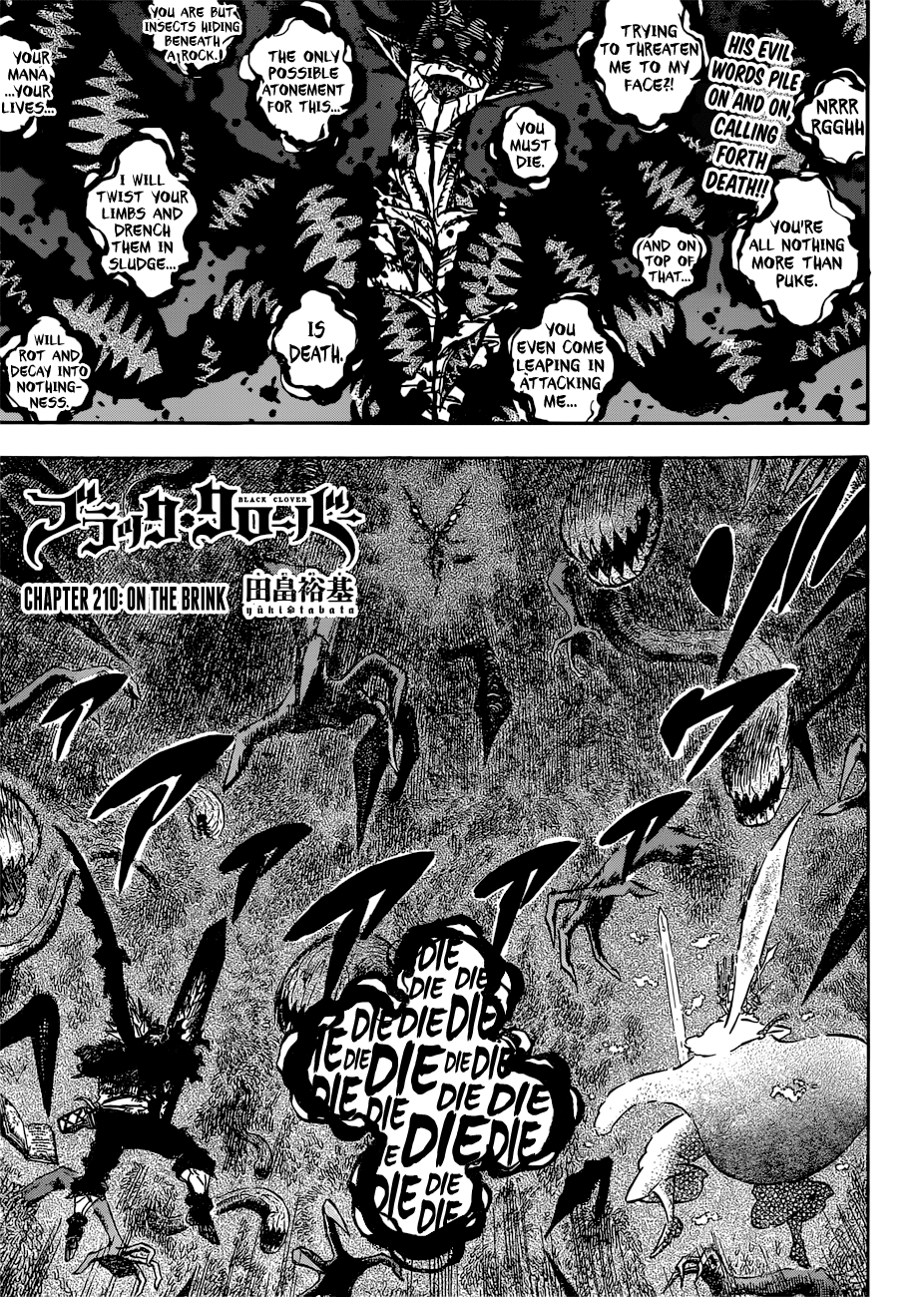 Black Clove, Chapter 210 image 01