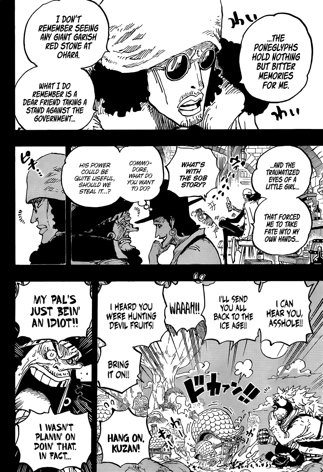 One Piece, Chapter 1081 Kuzan, Tenth Captain Of The Blackbeard Pirates image 11