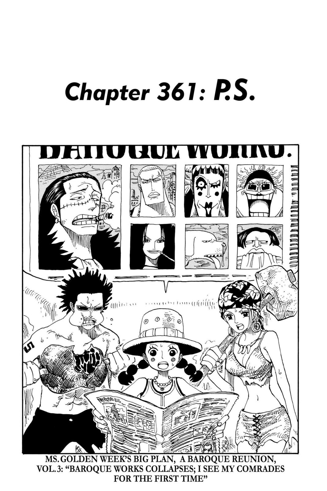 One Piece, Chapter 361 image 001