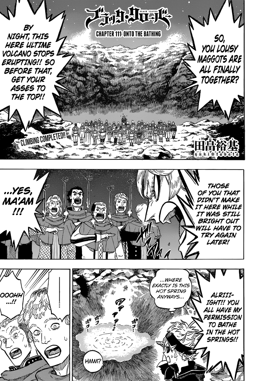 Black Clove, Chapter 111 image 01