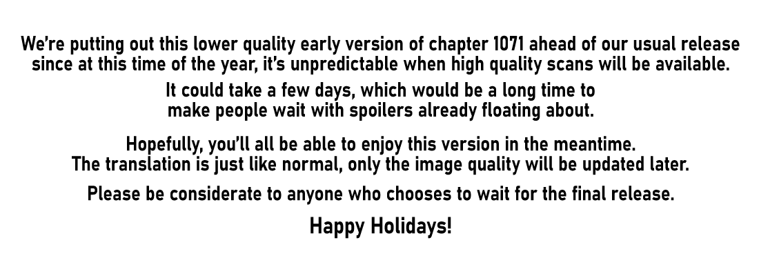 One Piece, Chapter 1071 A Hero