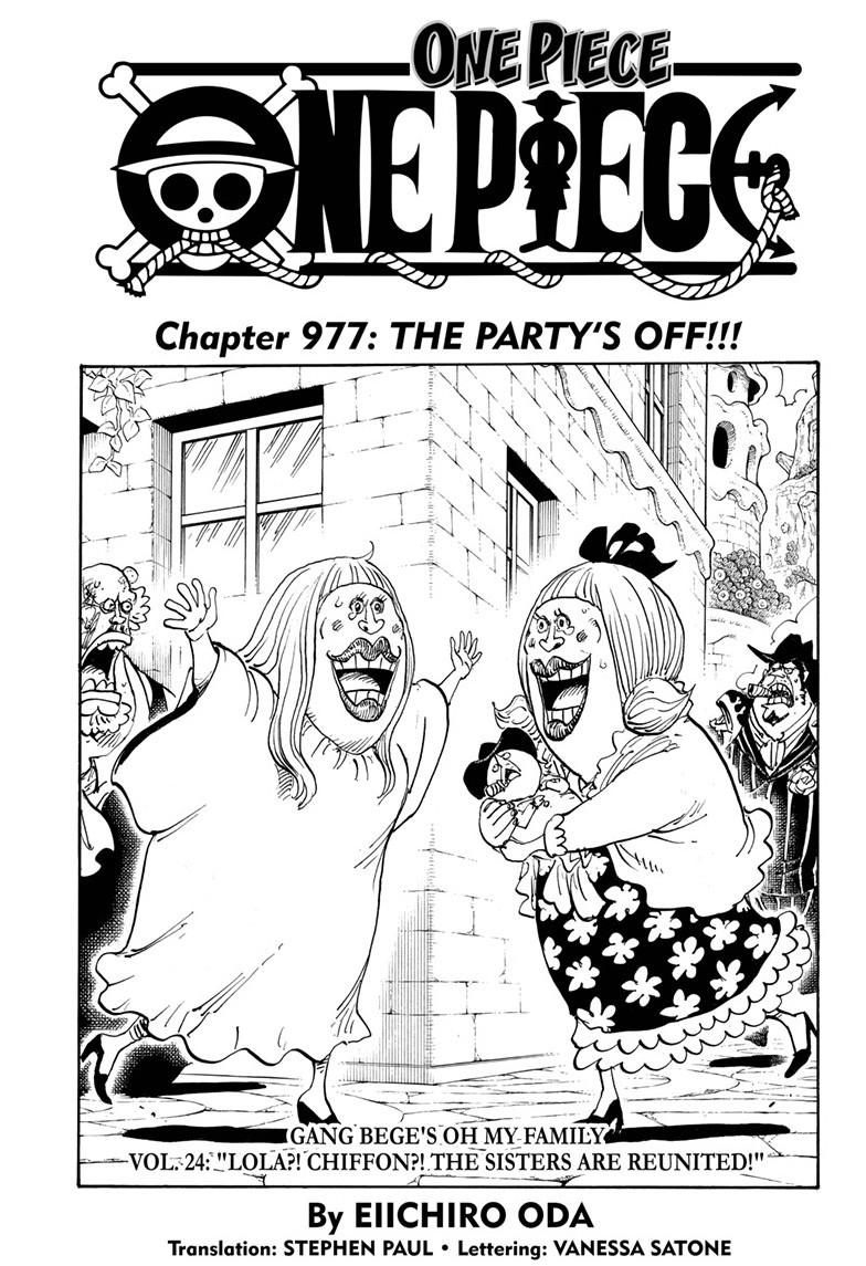 One Piece Chapter 977 One Piece Manga Online