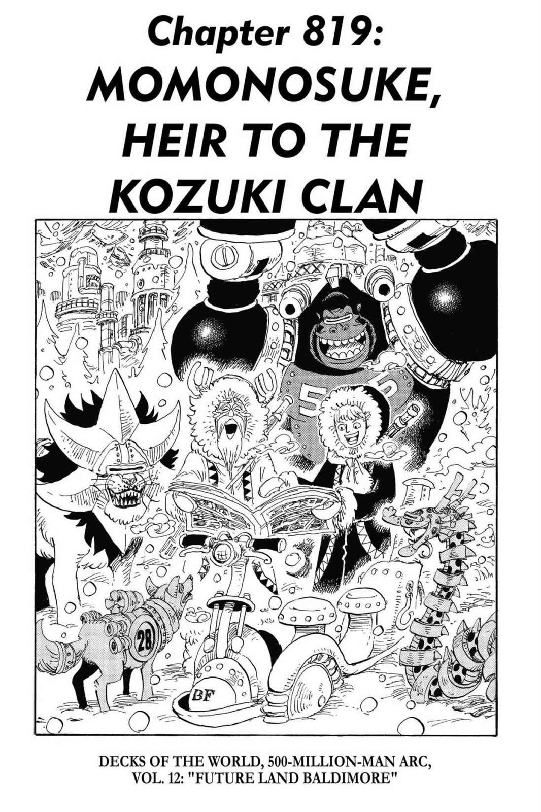 One Piece, Chapter 819 image 001