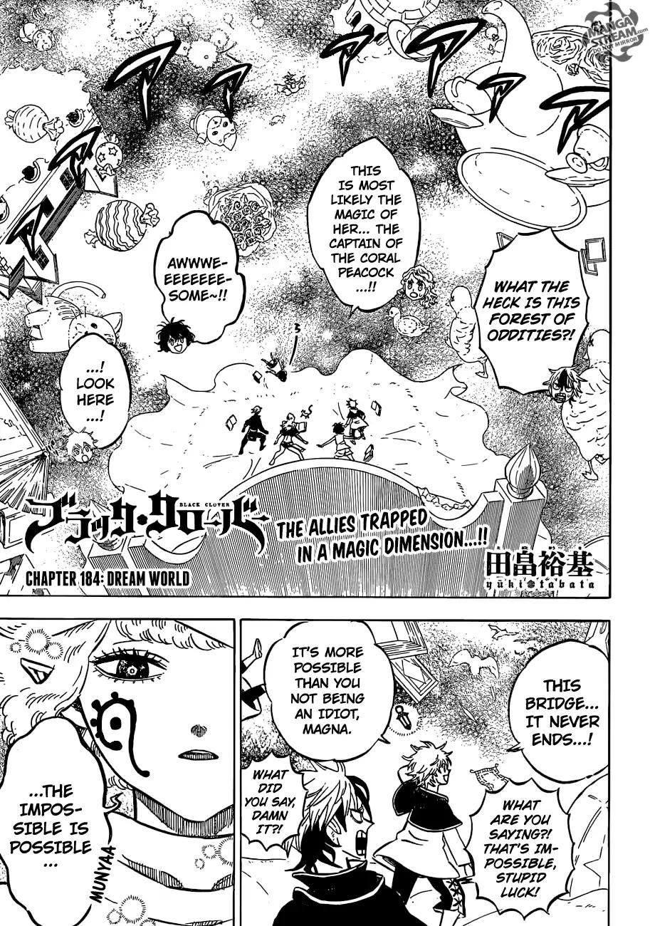Black Clove, Chapter 184 image 01