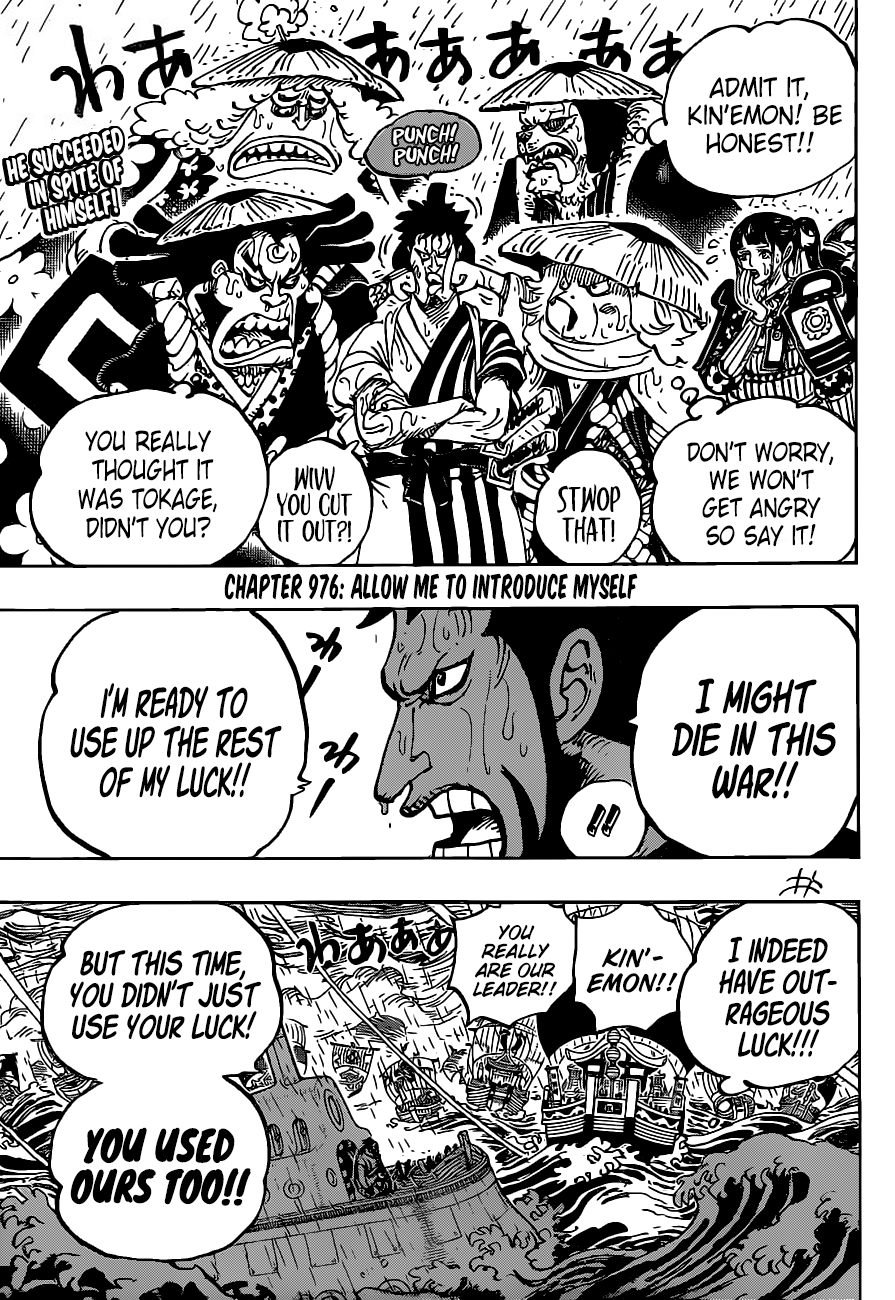 One Piece, Chapter 976 Allow Me To Introduce Myself image 03