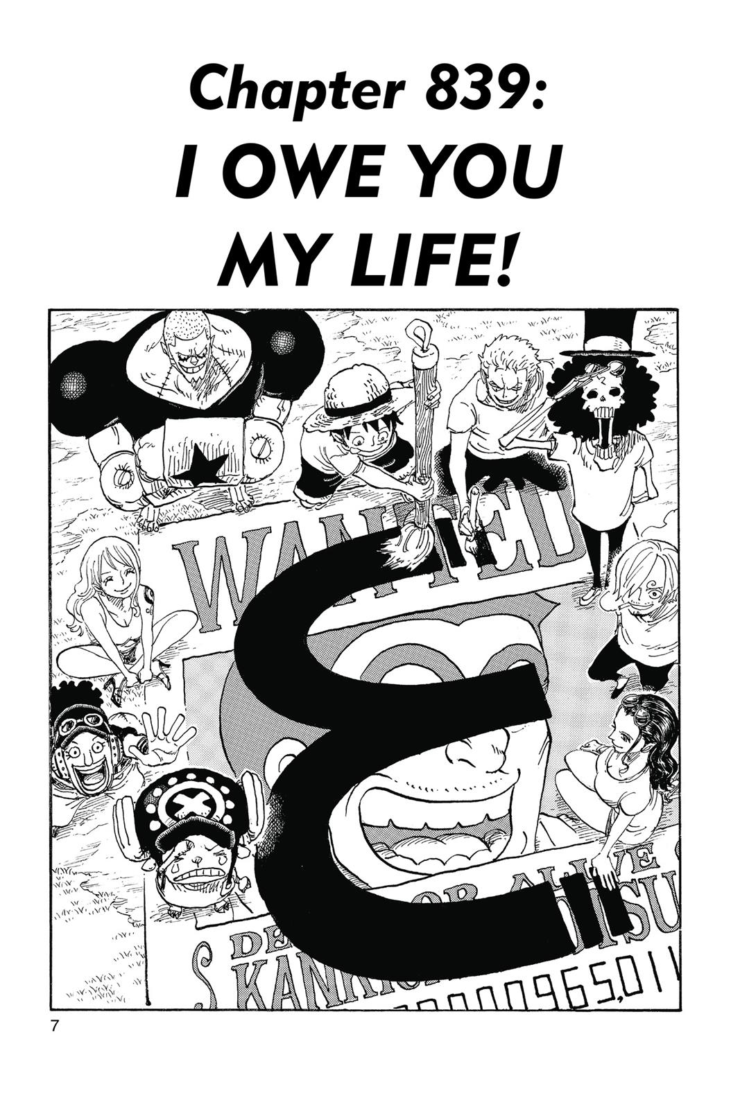 One Piece, Chapter 839 image 08