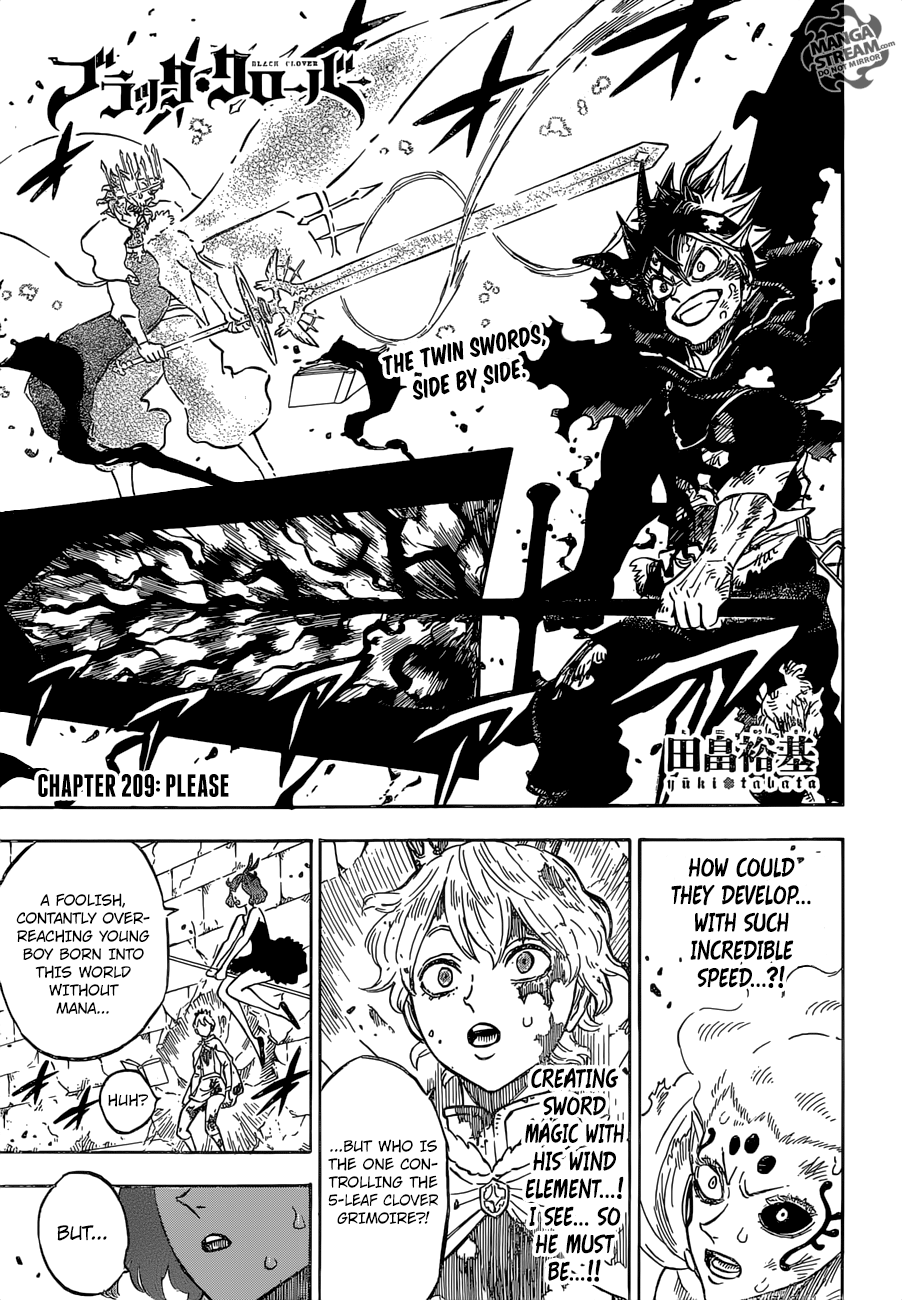 Black Clove, Chapter 209 image 01
