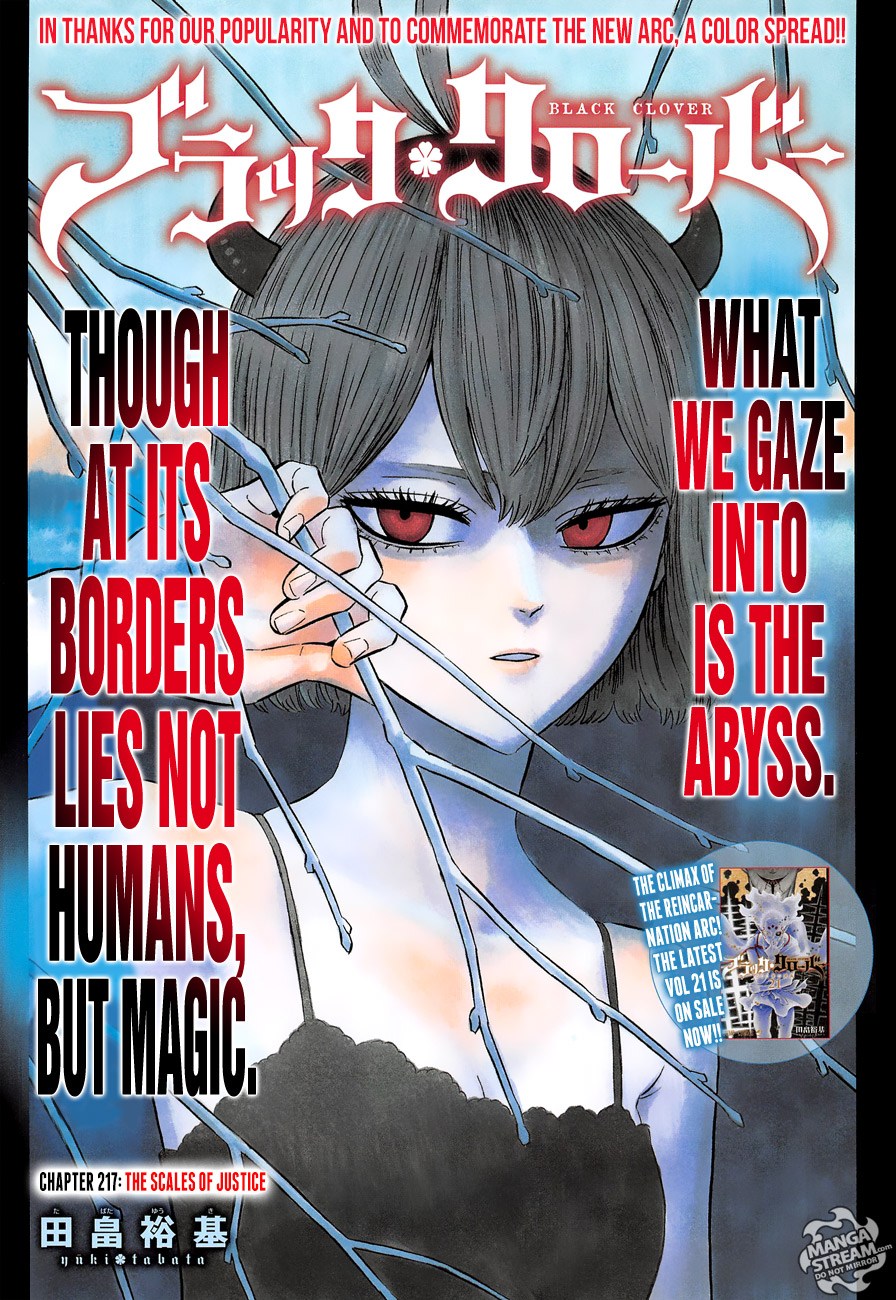 Black Clove, Chapter 217 image 01