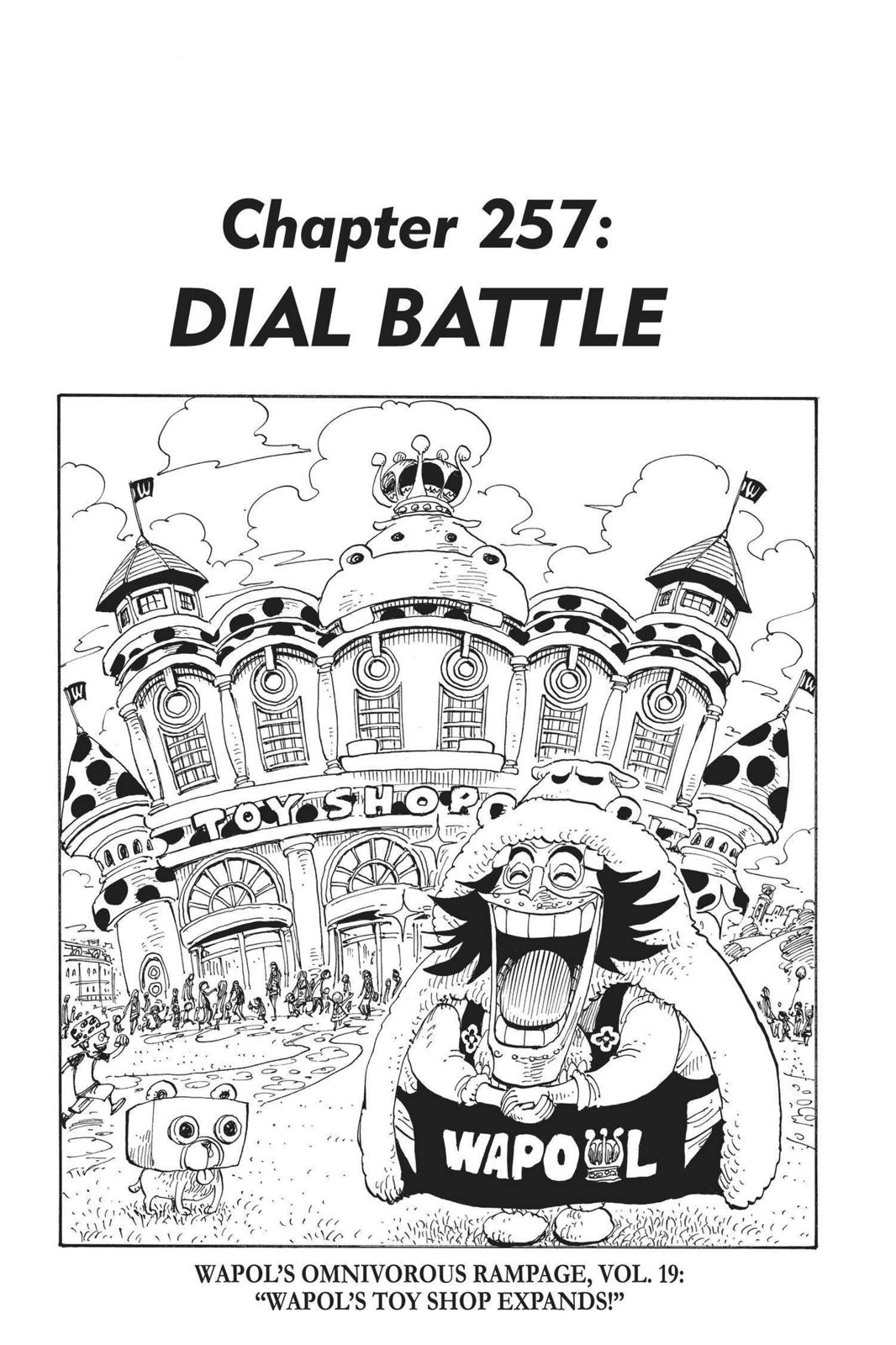 One Piece, Chapter 257 image 001