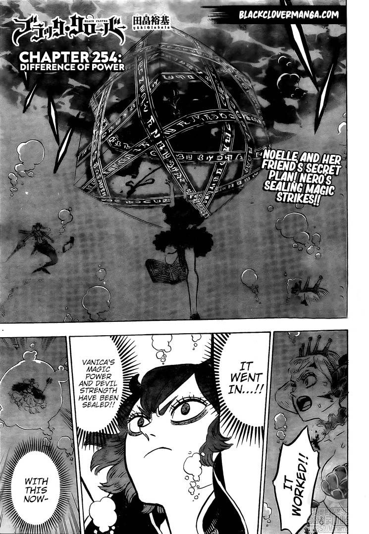 Black Clove, Chapter 254 image 01