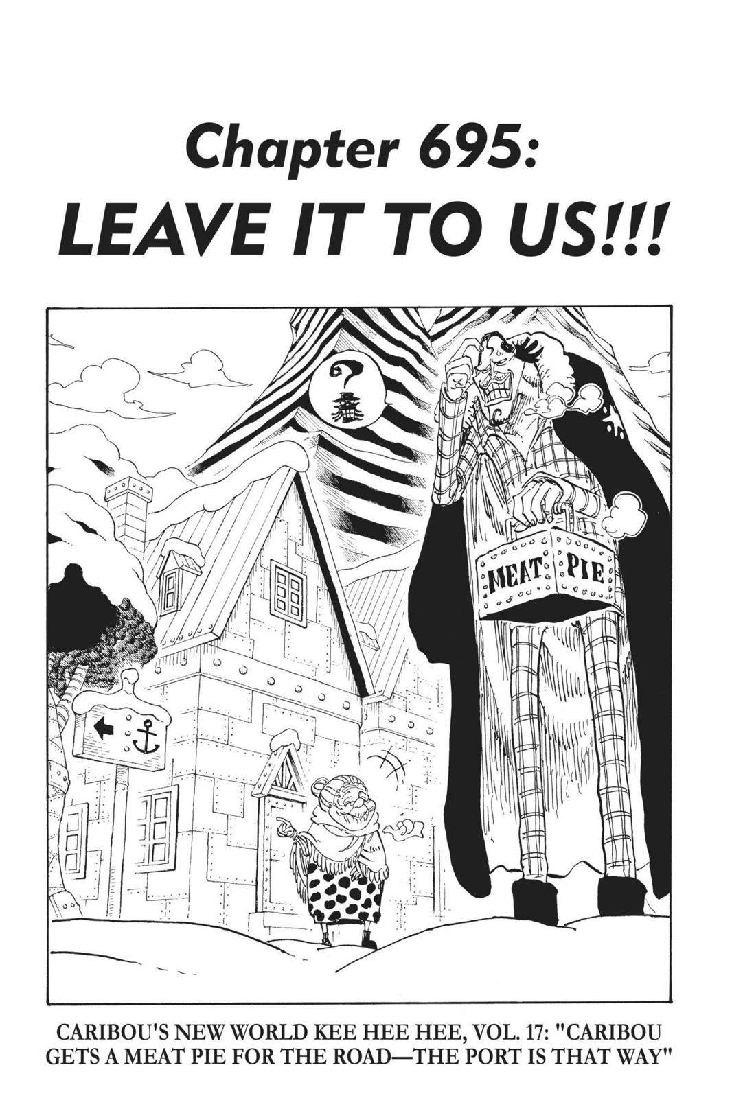 One Piece, Chapter 695 image 001