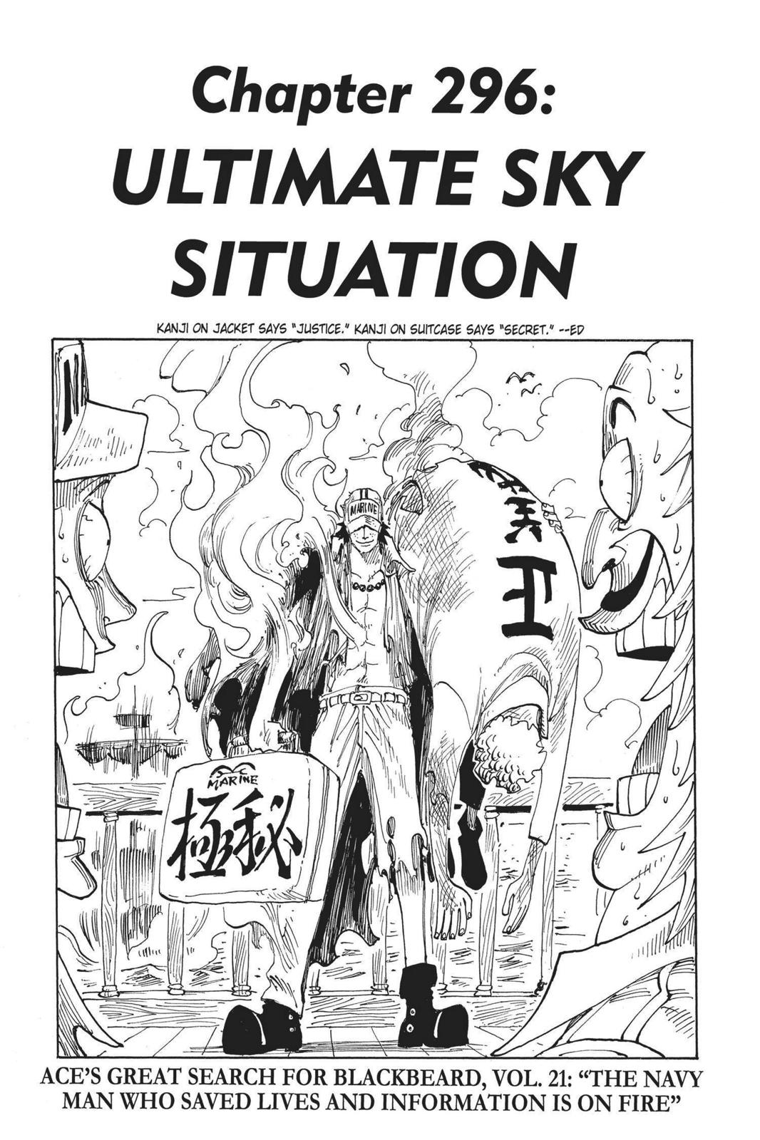 One Piece, Chapter 296 image 007