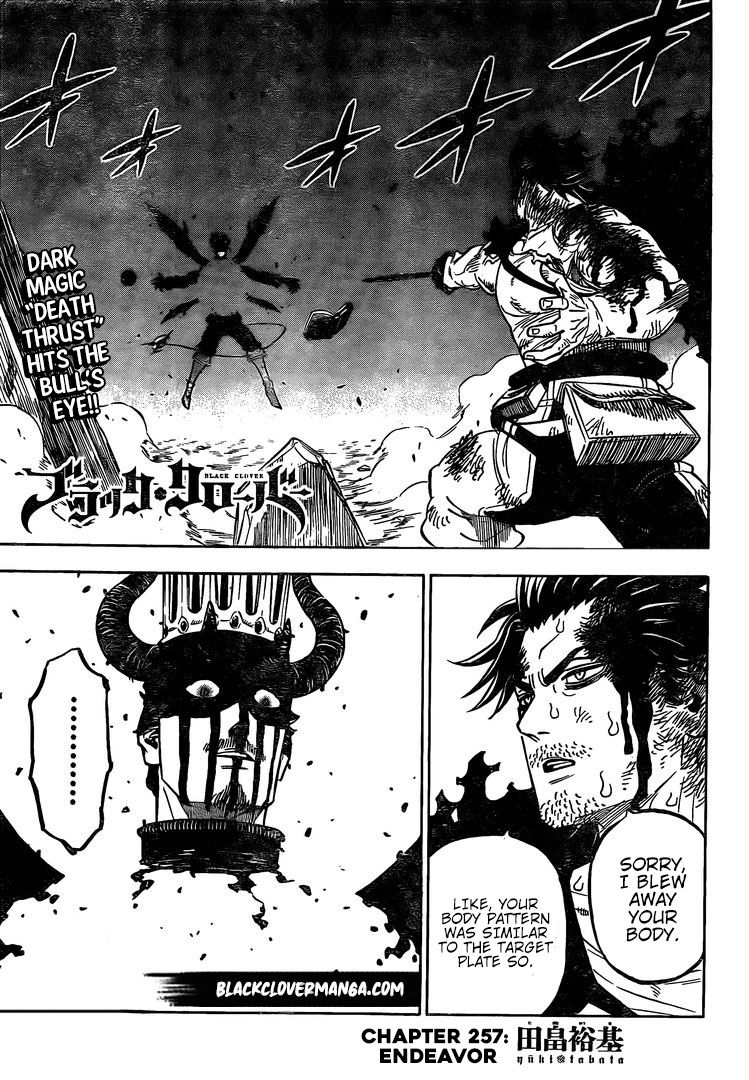 Black Clove, Chapter 257 image 01