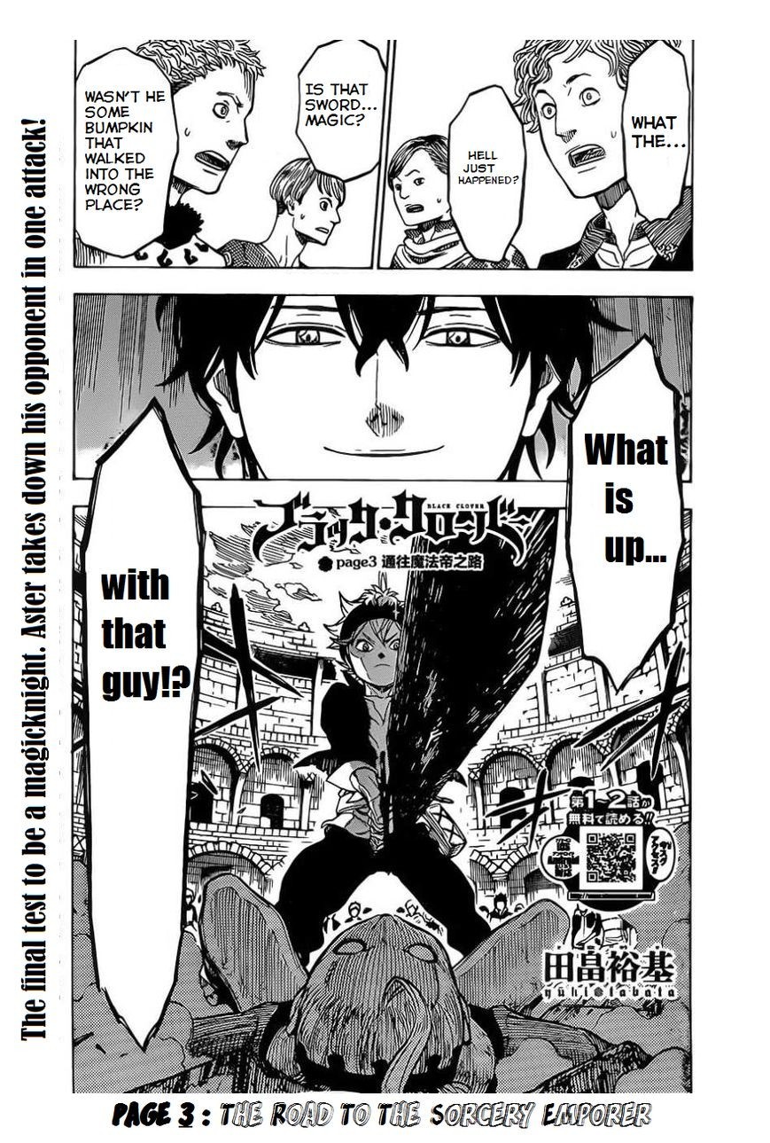 Black Clove, Chapter 3 image 02