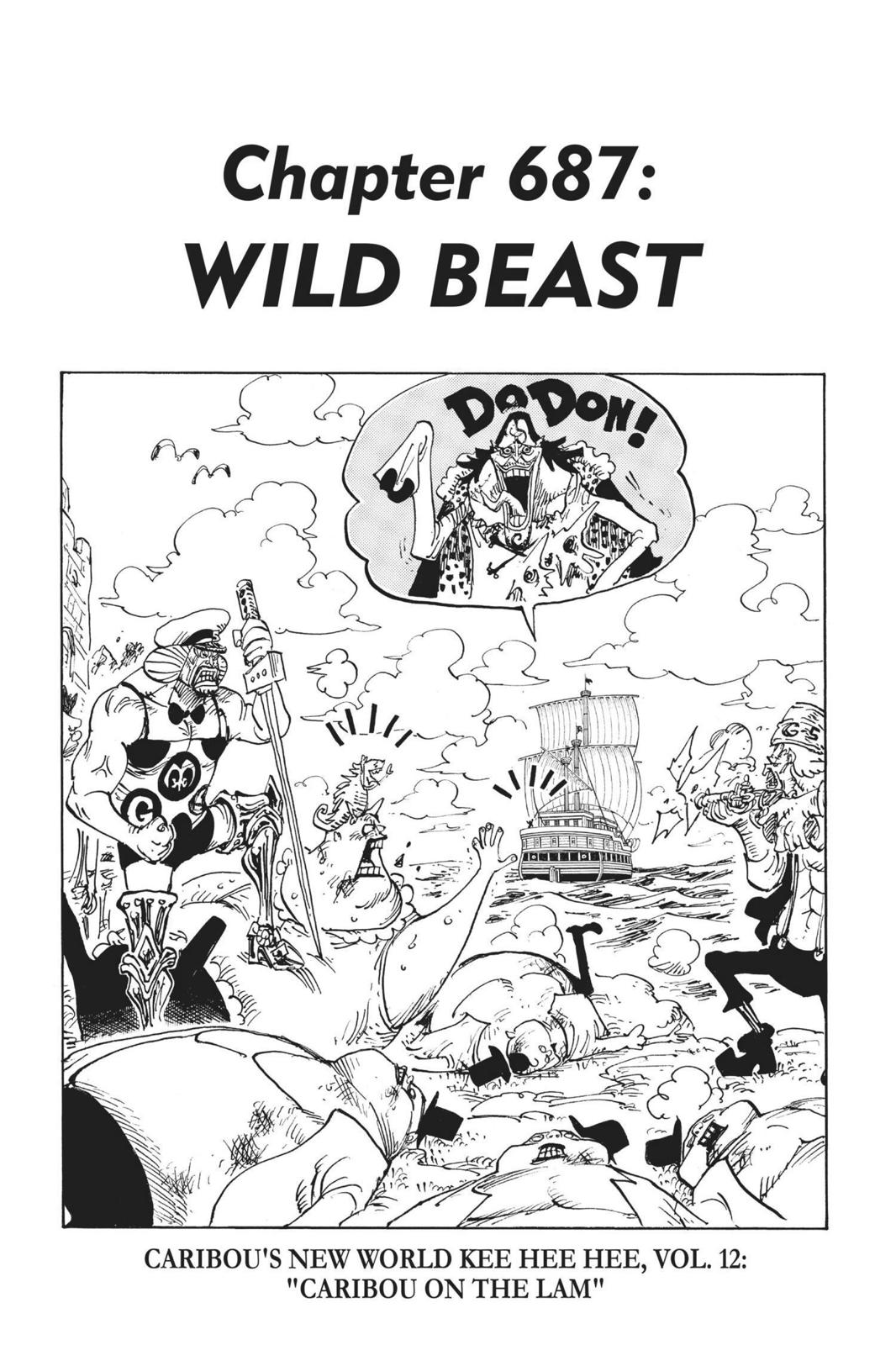 One Piece, Chapter 687 image 01