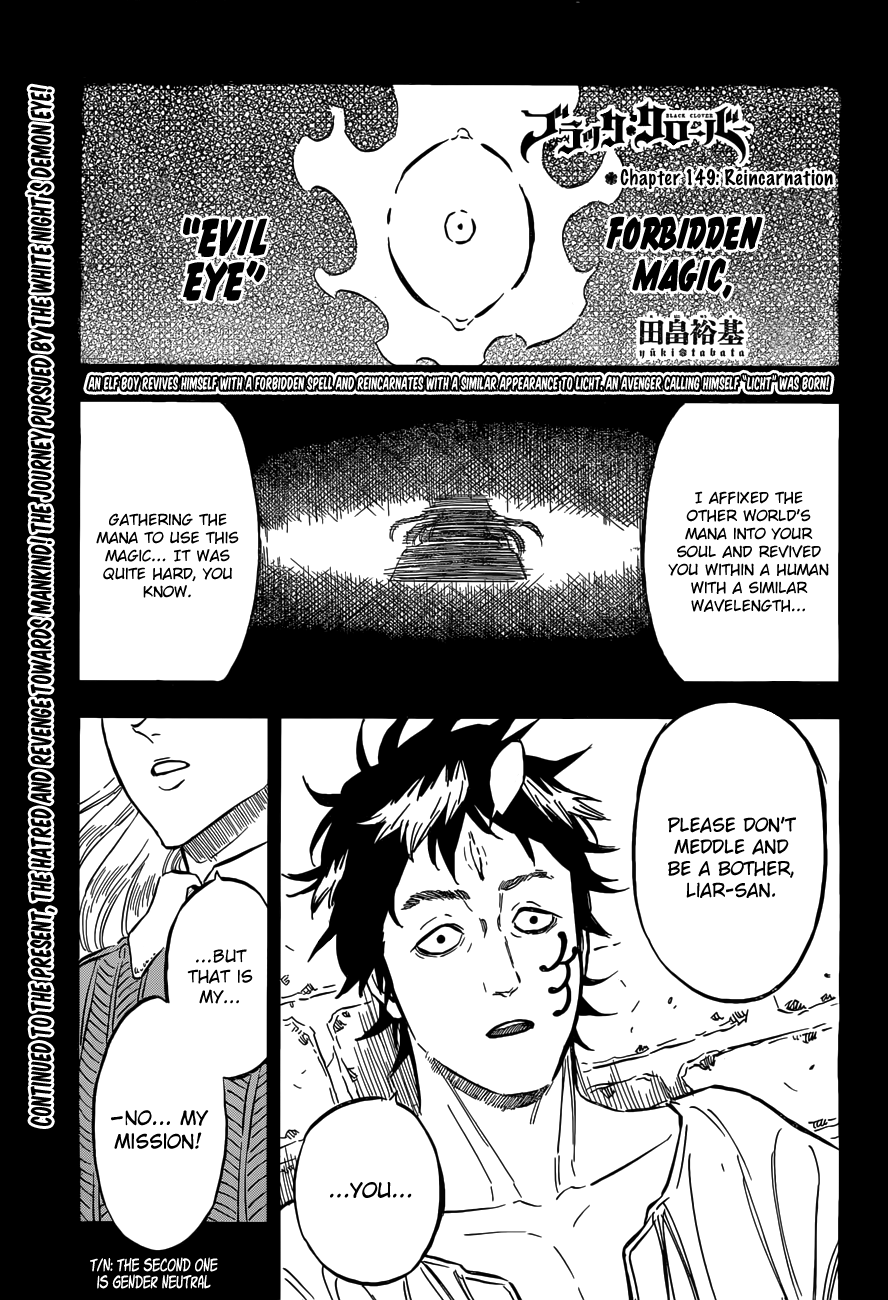 Black Clove, Chapter 149 image 01