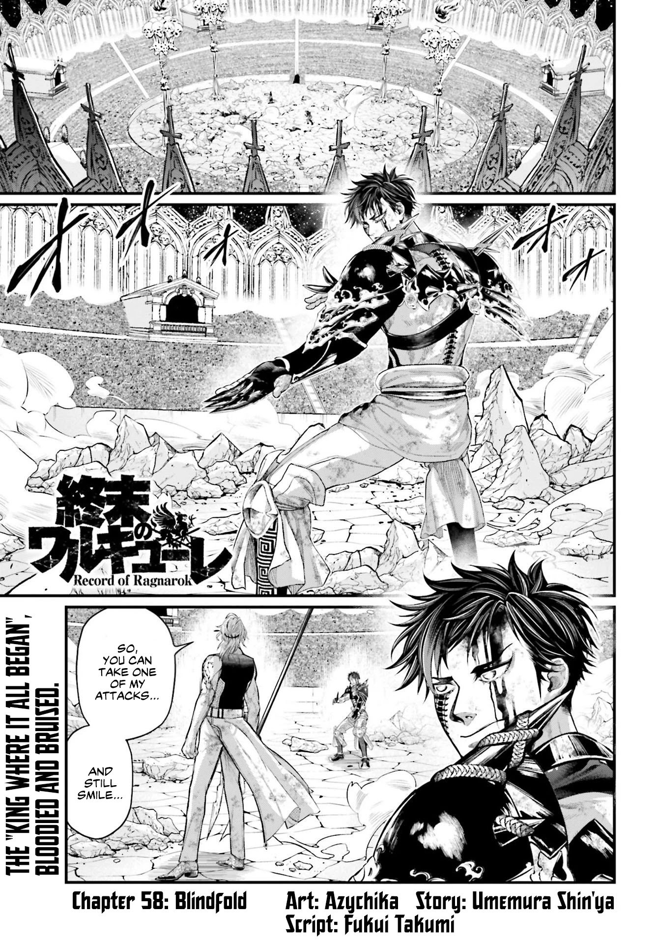 Record Of Ragnarok, Chapter 58 - Record Of Ragnarok Manga Online