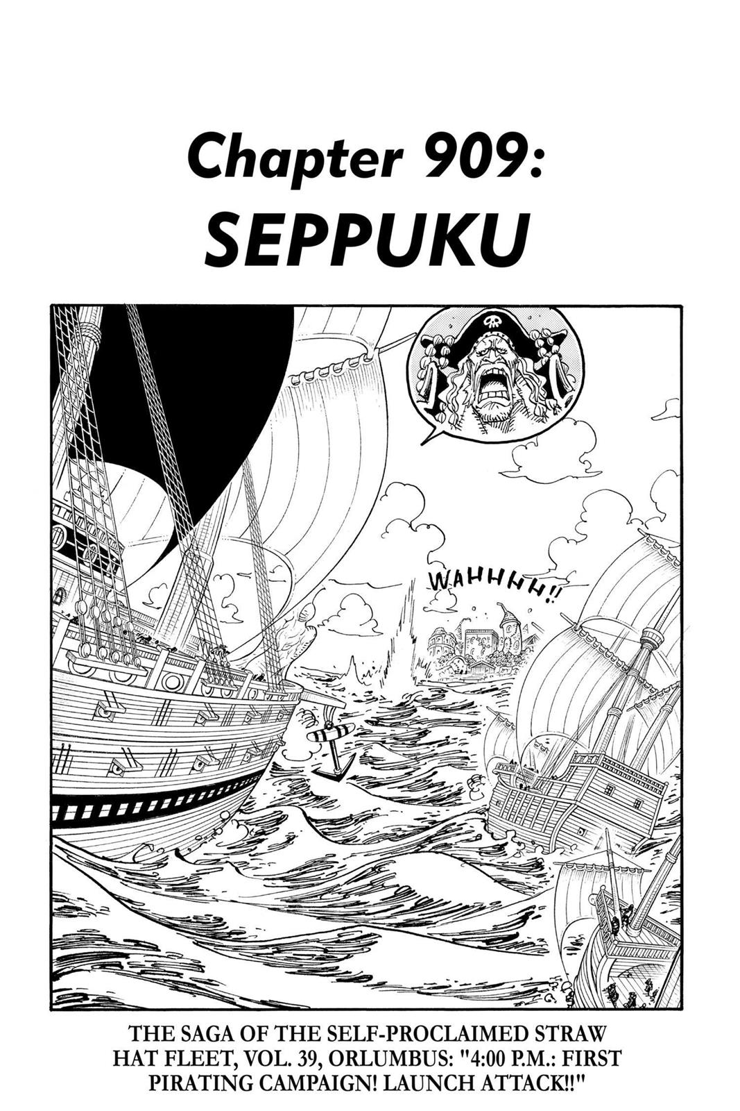 One Piece, Chapter 909 image 001