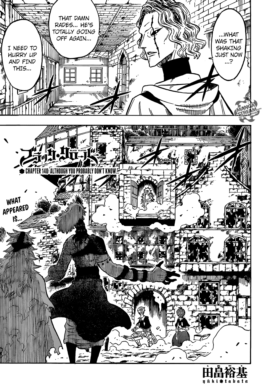 Black Clove, Chapter 140 image 01