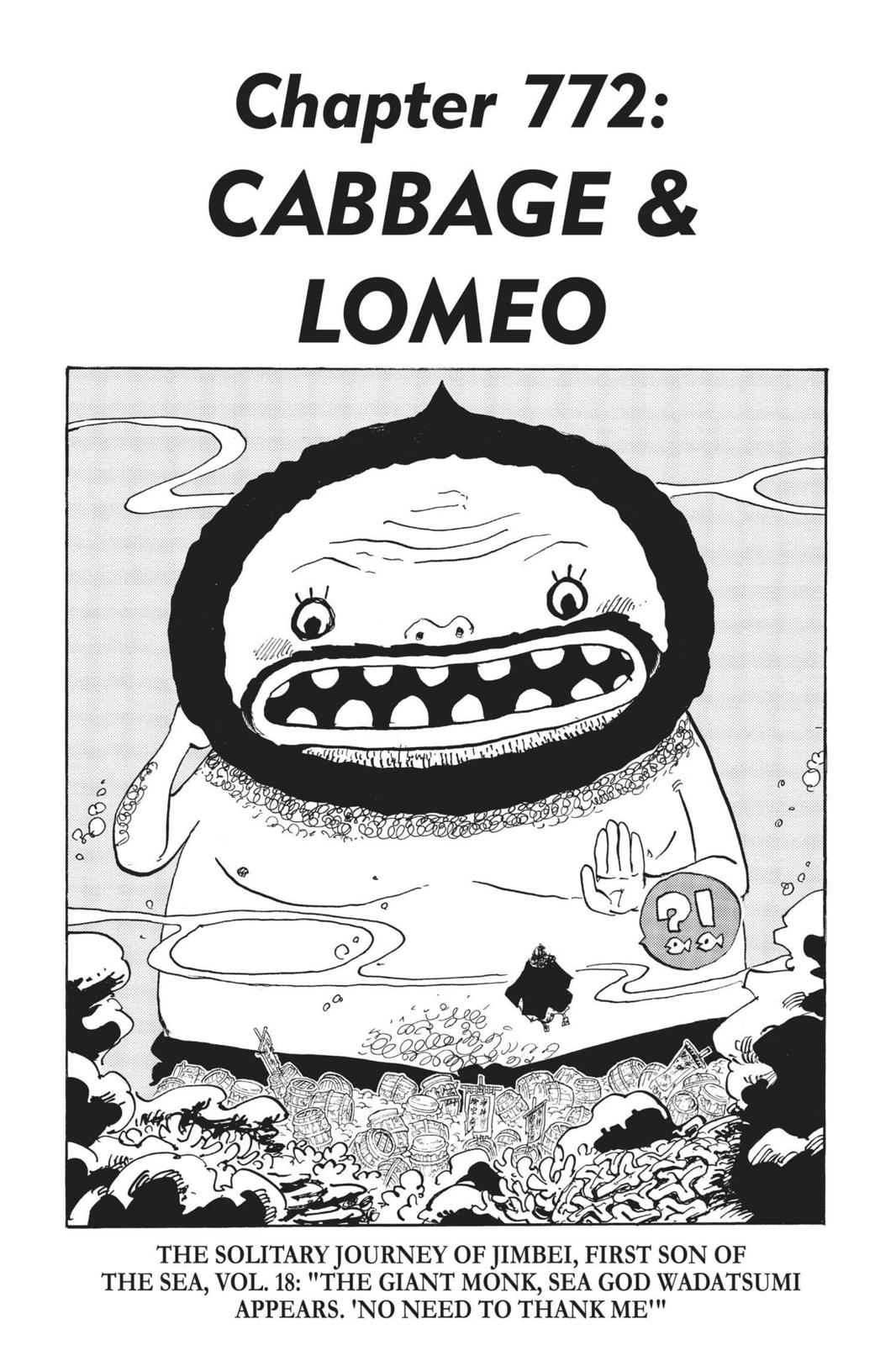 One Piece, Chapter 772 image 001