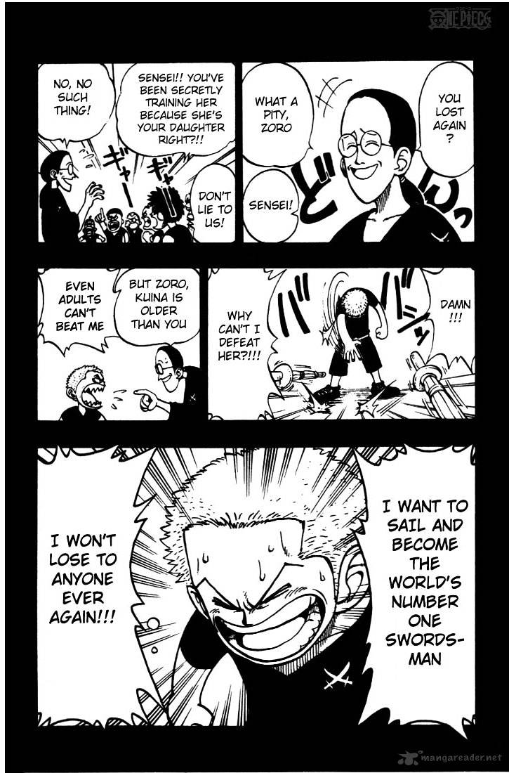 One piece, Chapter 5  Pirate King And The Great Swordsman image 11