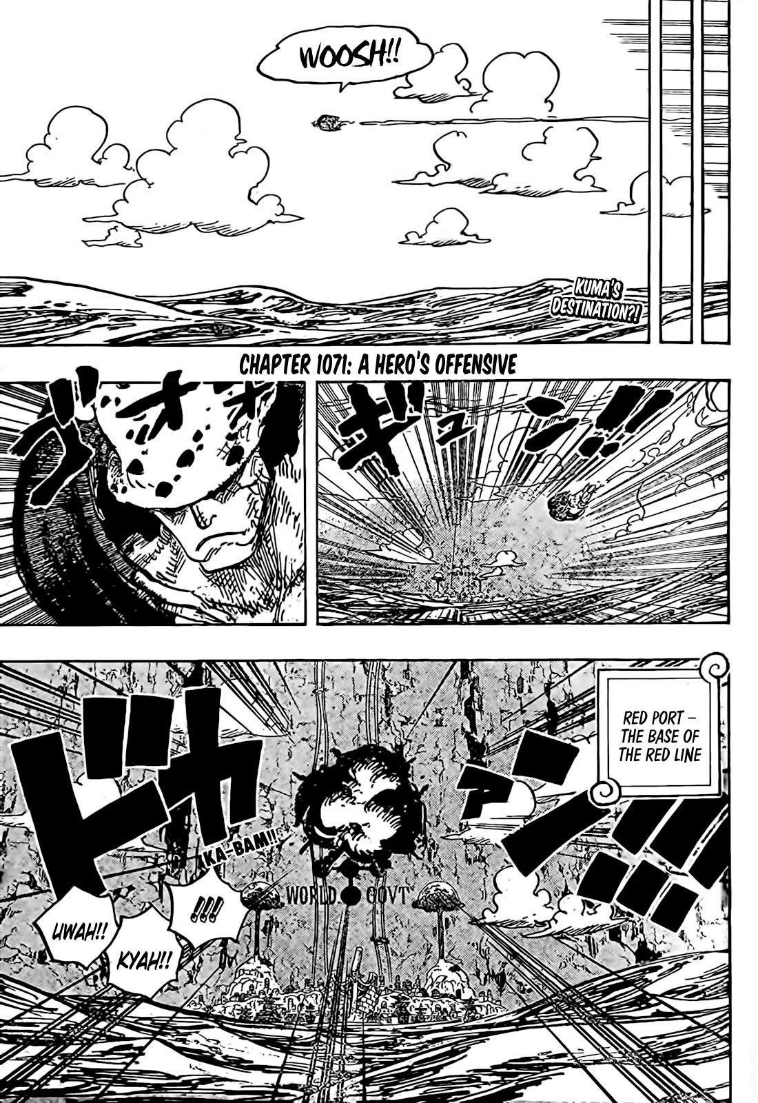 One piece, Chapter 1071 A Hero