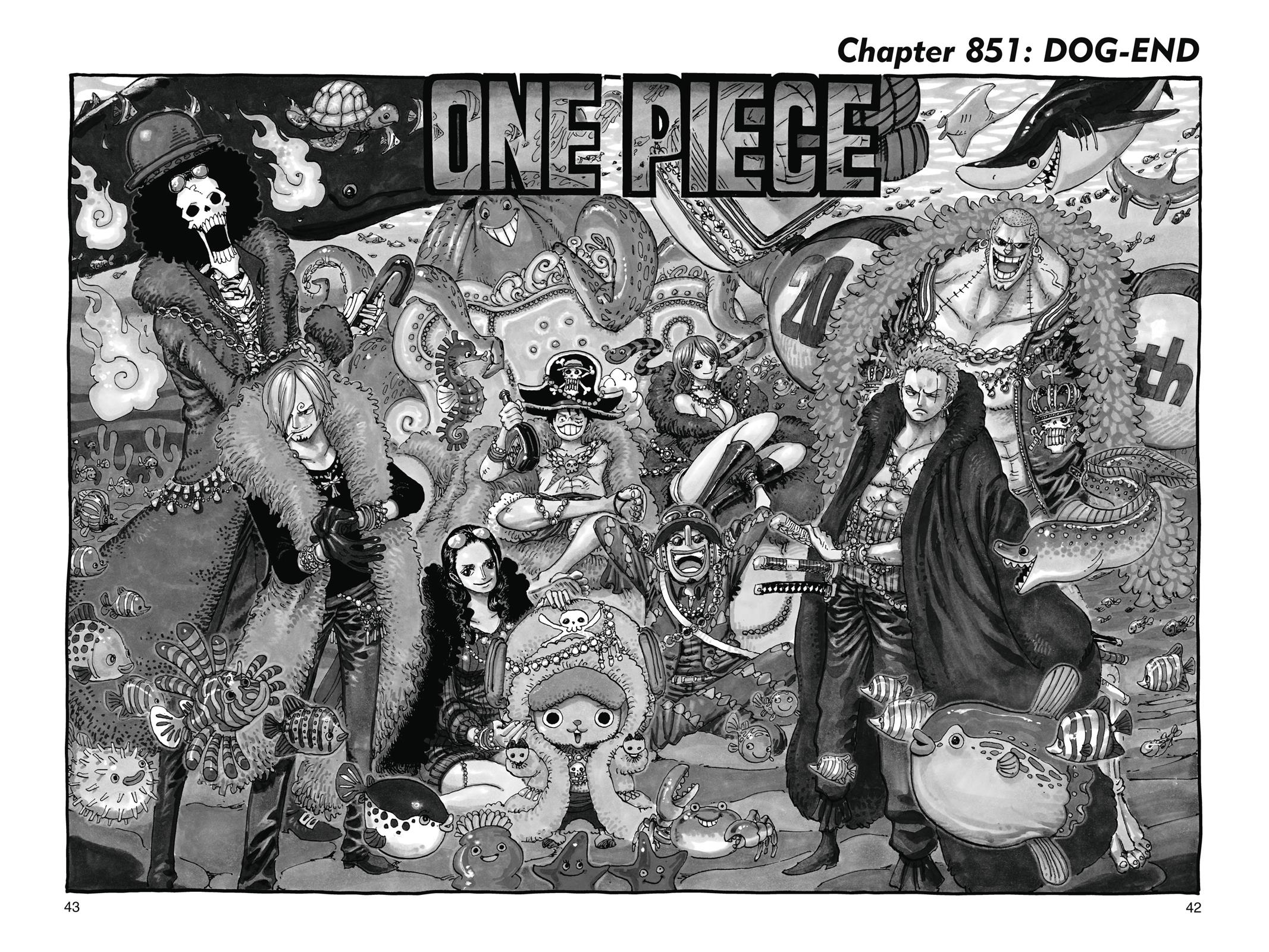 One Piece, Chapter 851 image 01