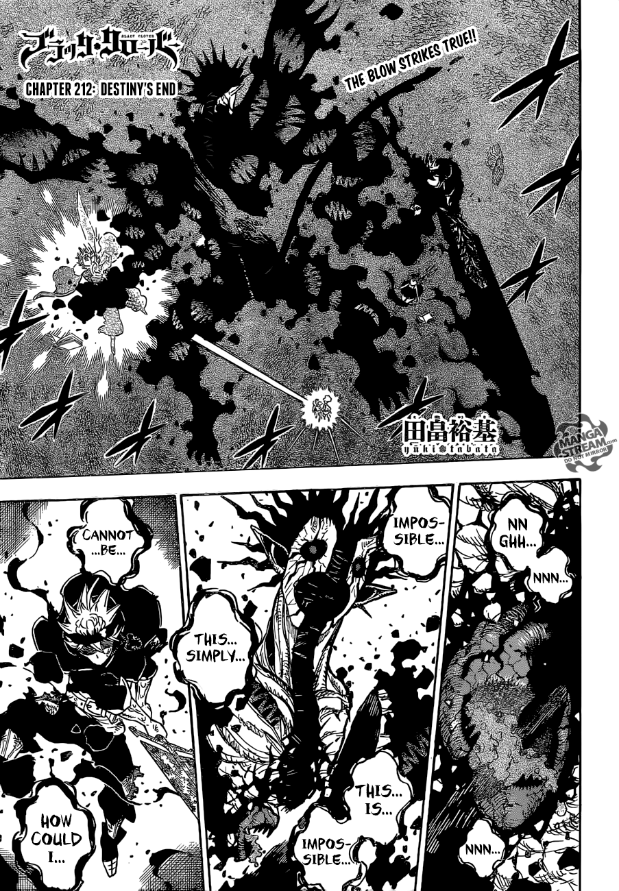 Black Clove, Chapter 212 image 01