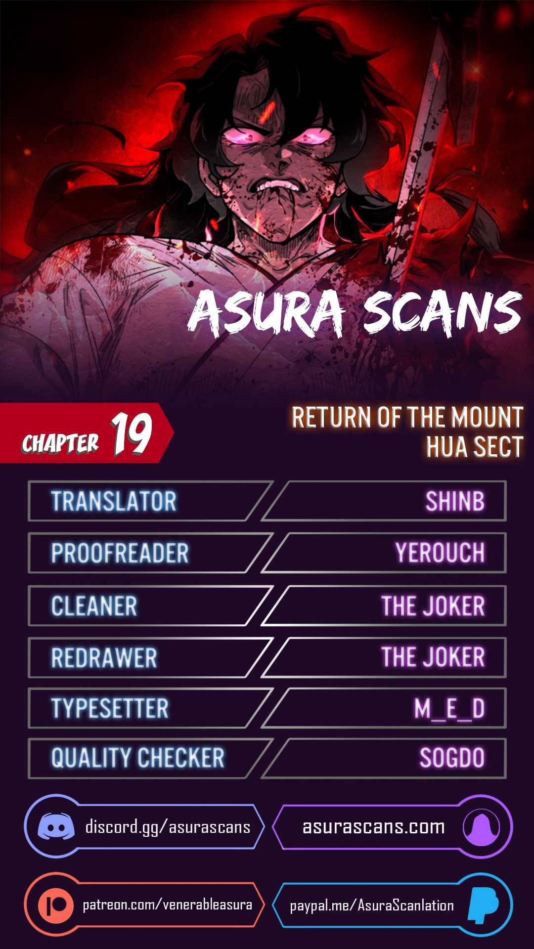 Return Of The Mount Hua Sect, Chapter 19 image 01