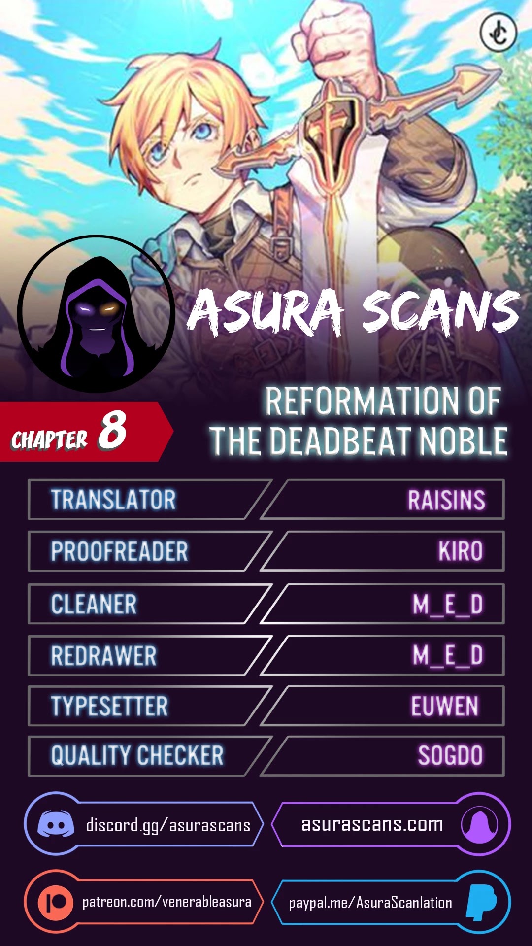  Reformation Of The Deadbeat Noble, Chapter 8 image 01