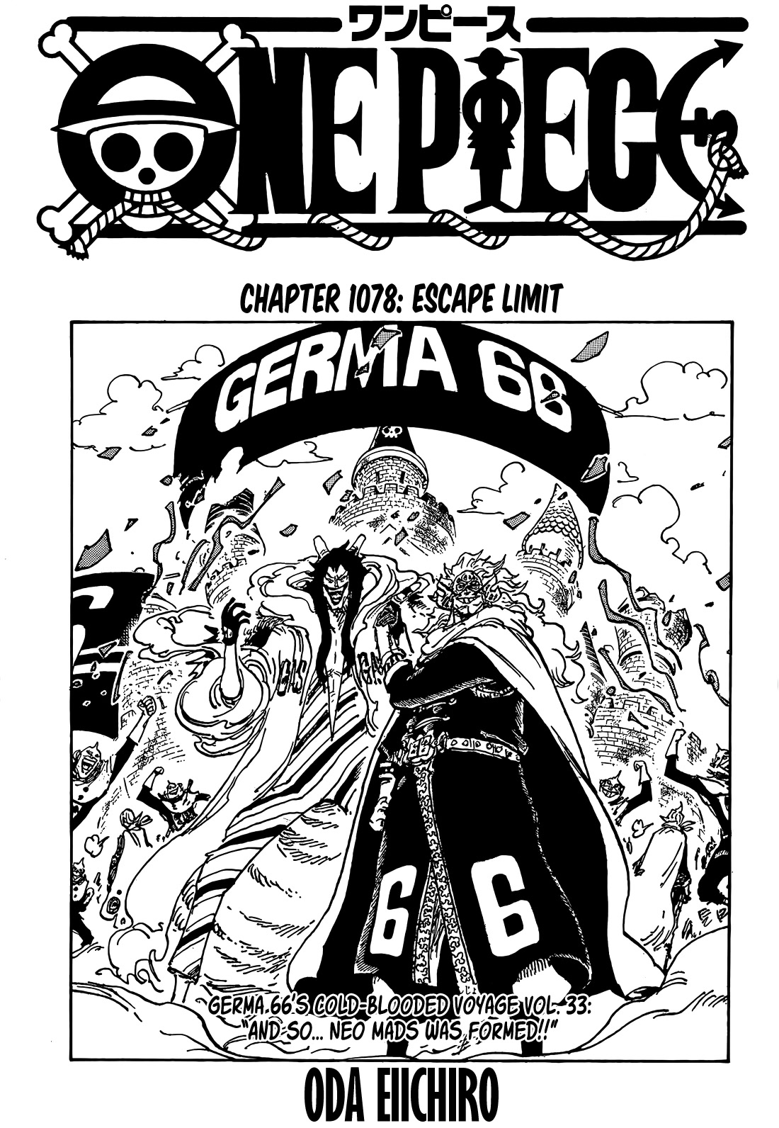 One Piece, Chapter 1078 Escape Limit image 01
