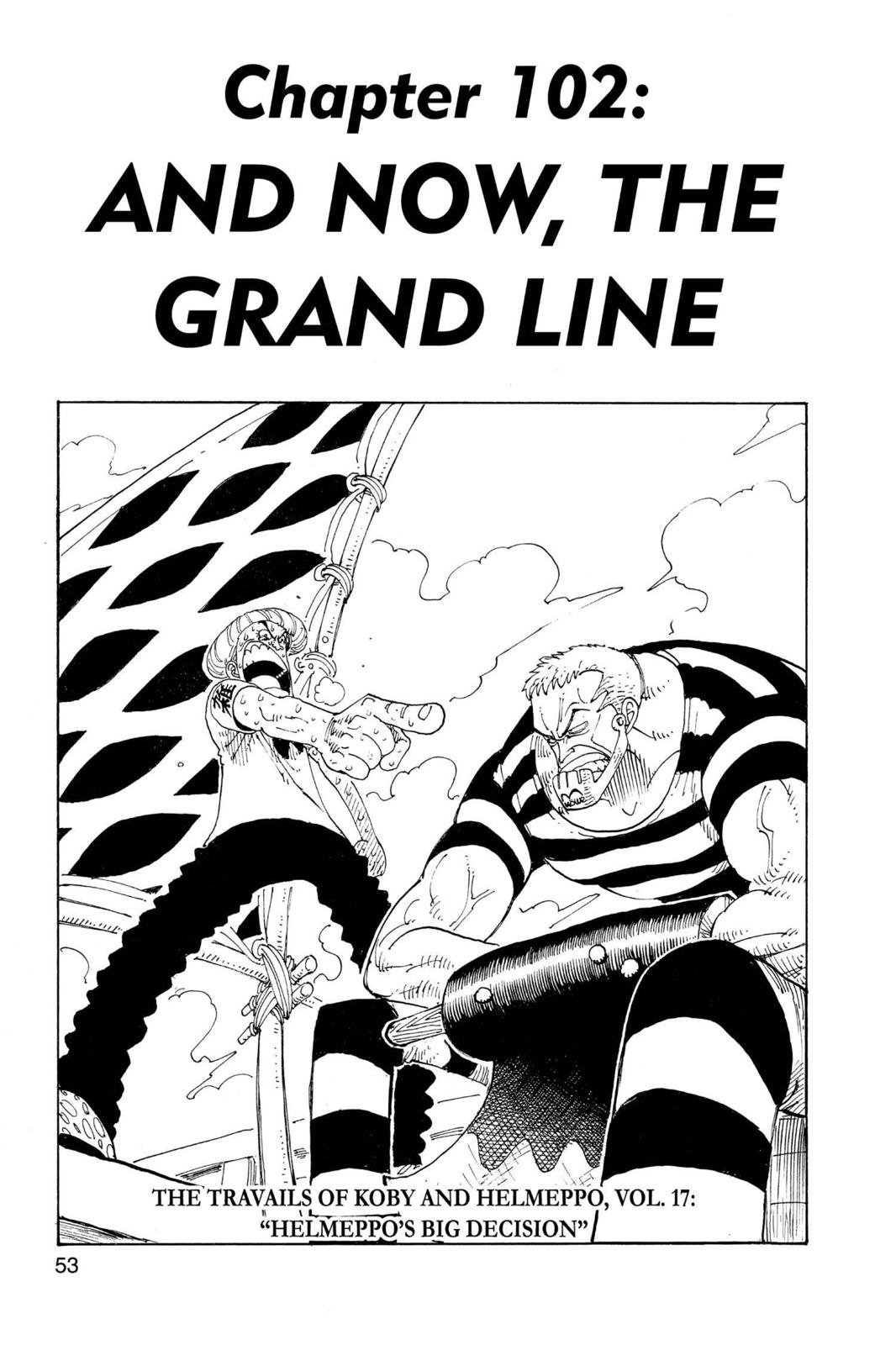 One Piece, Chapter 102 image 01