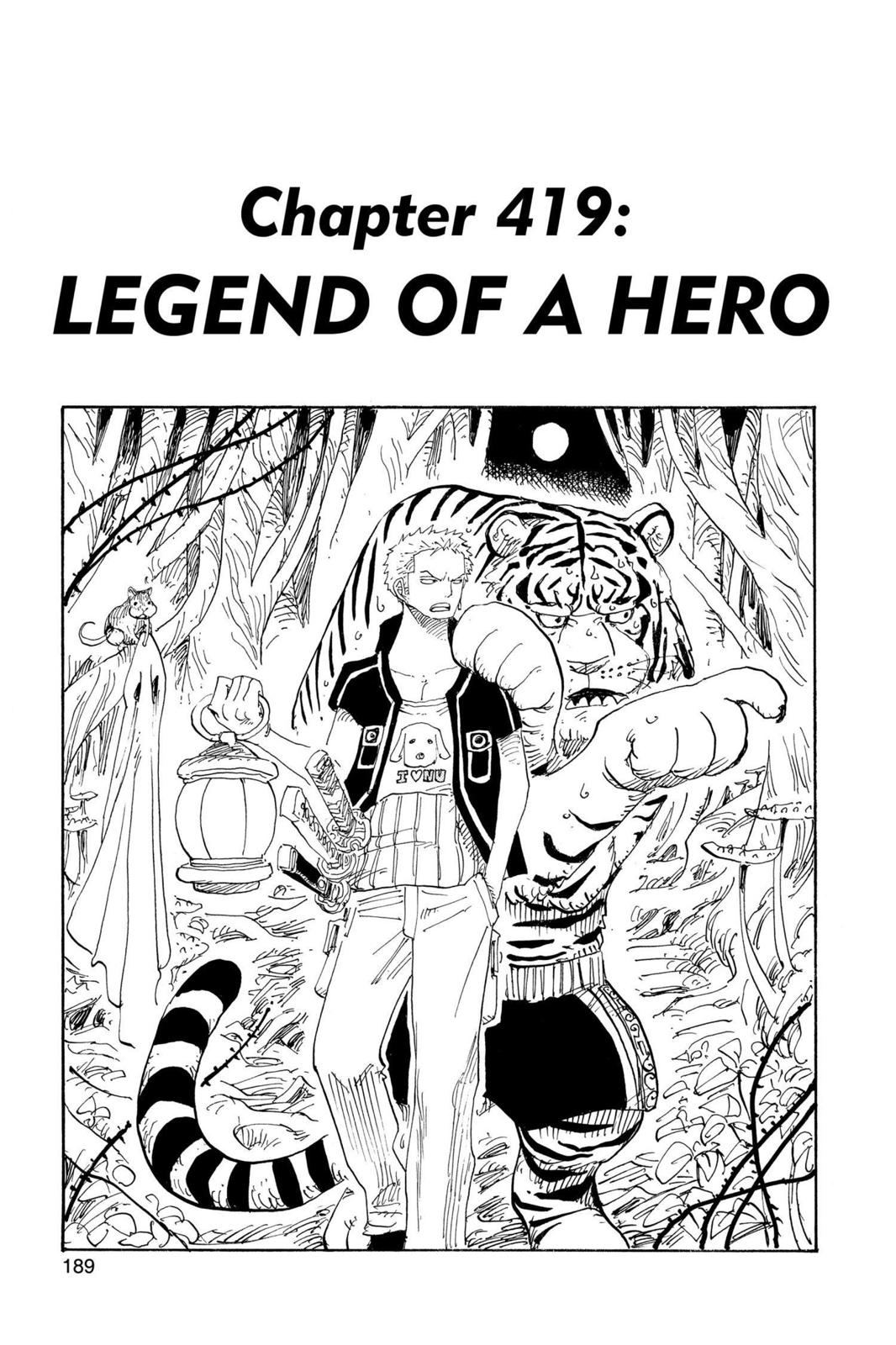 One Piece, Chapter 419 image 001