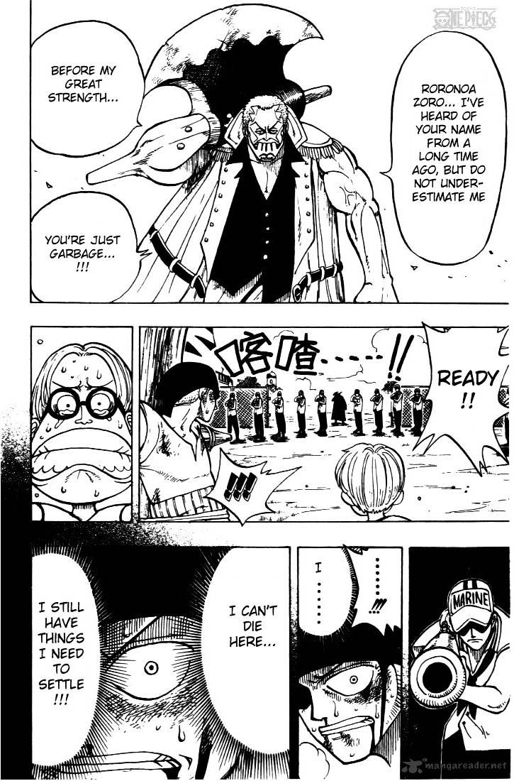 One piece, Chapter 5  Pirate King And The Great Swordsman image 09