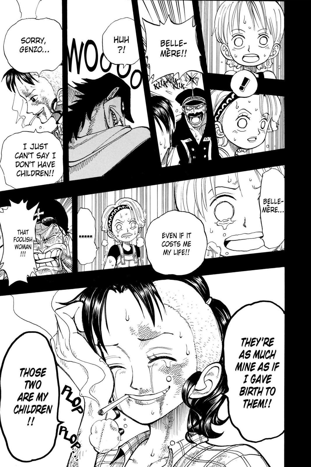 Nami learned not to lie even when facing death from her mother : r