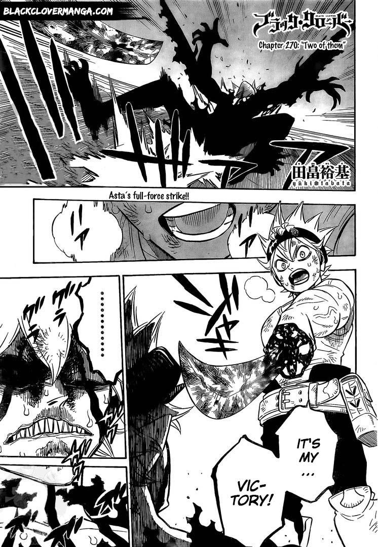 Black Clove, Chapter 270 image 01