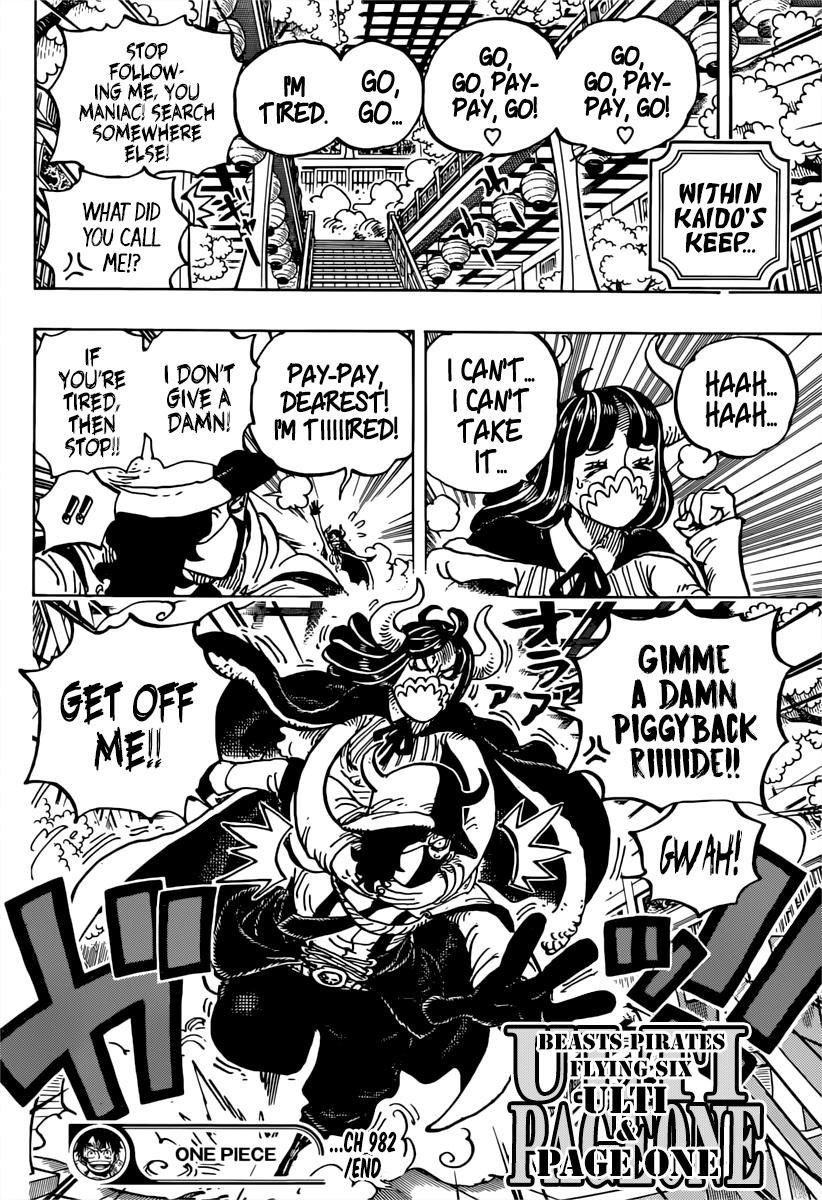 One Piece, Chapter 982 image 16
