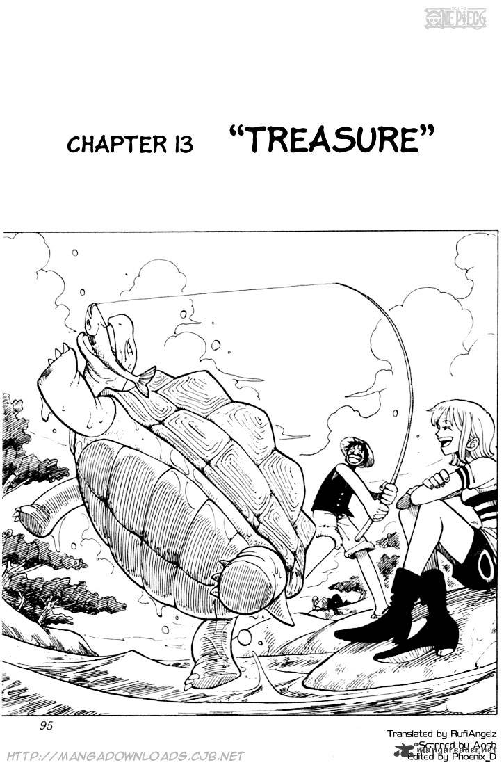 One piece, Chapter 13  Treasure image 01
