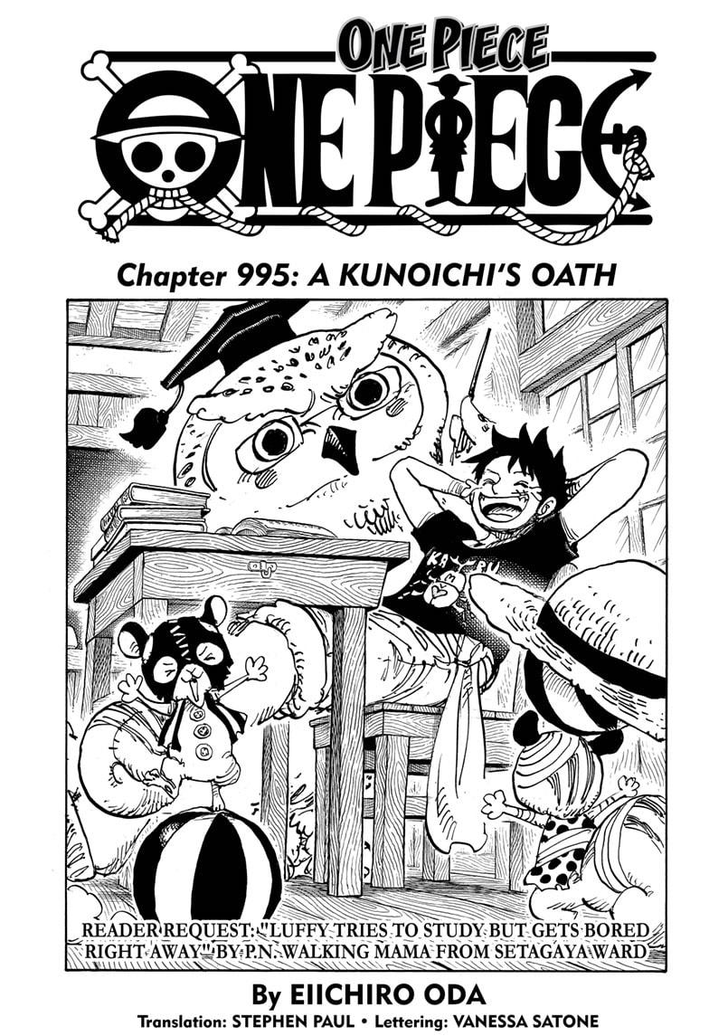 One Piece, Chapter 995 image 001