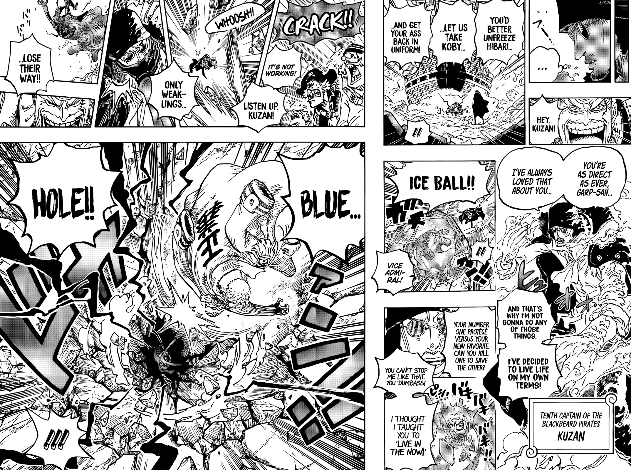 One Piece, Chapter 1081 Kuzan, Tenth Captain Of The Blackbeard Pirates image 13