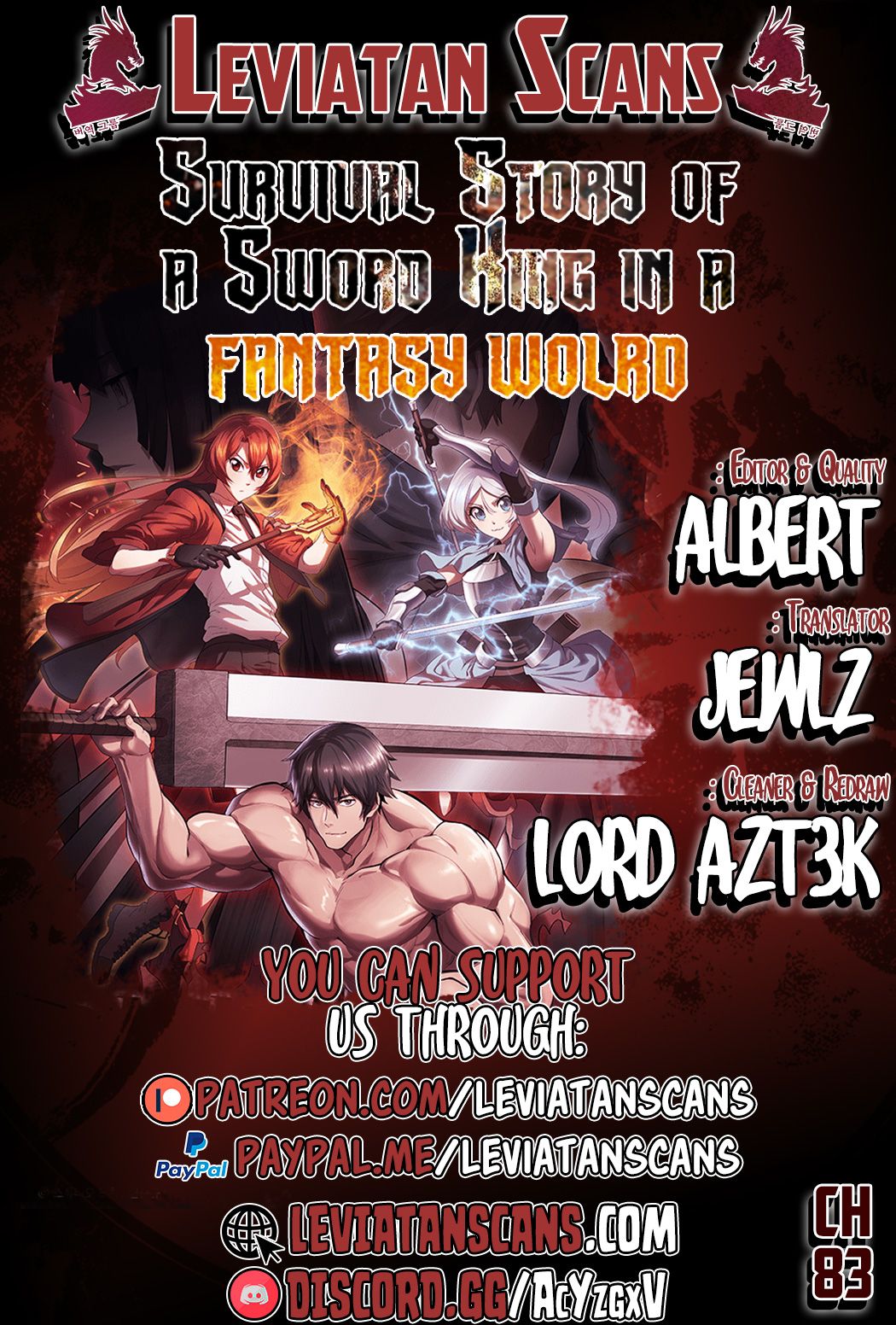 Survival Story Of A Sword King In A Fantasy World, chapter 83 image 01