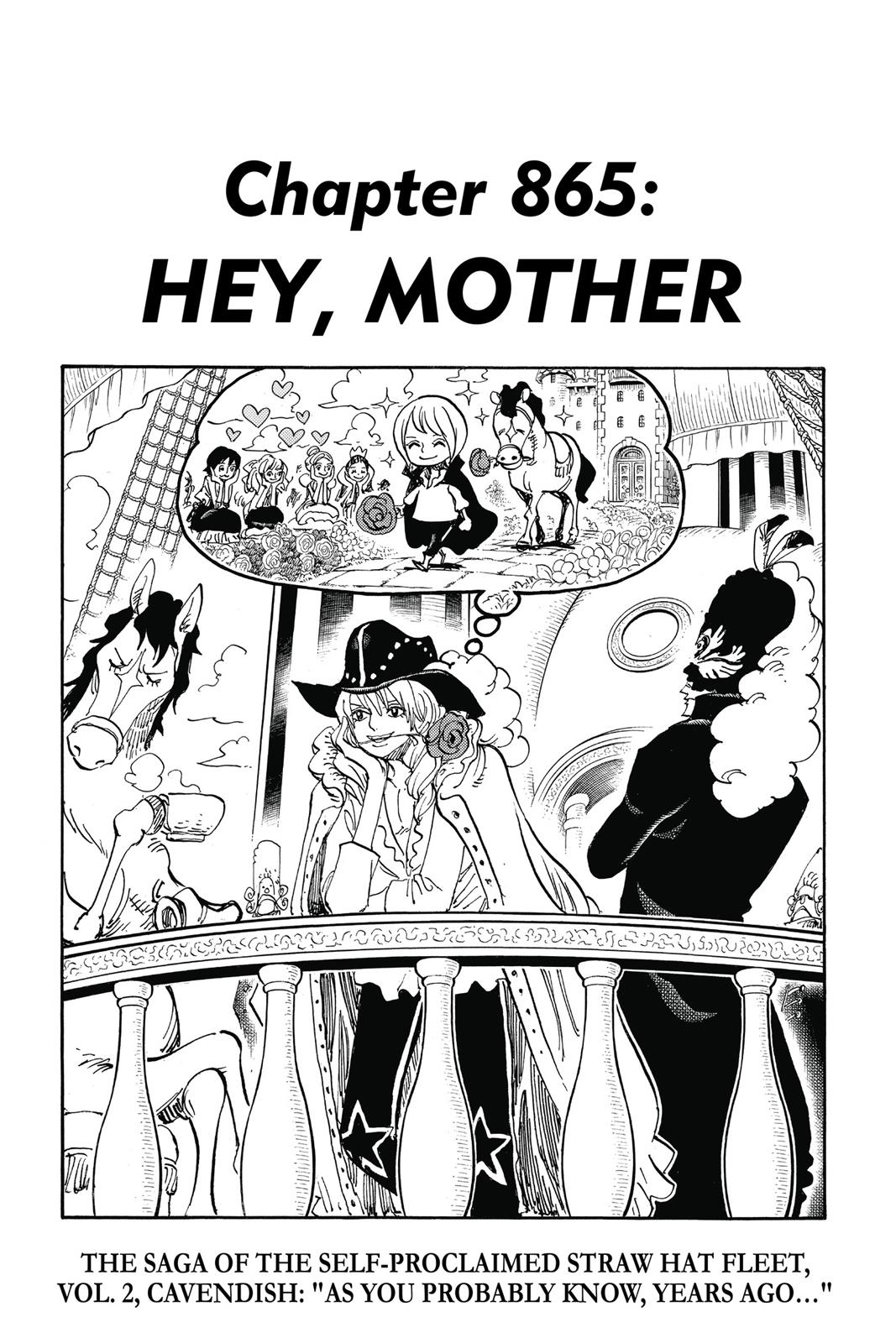 One Piece, Chapter 865 image 001