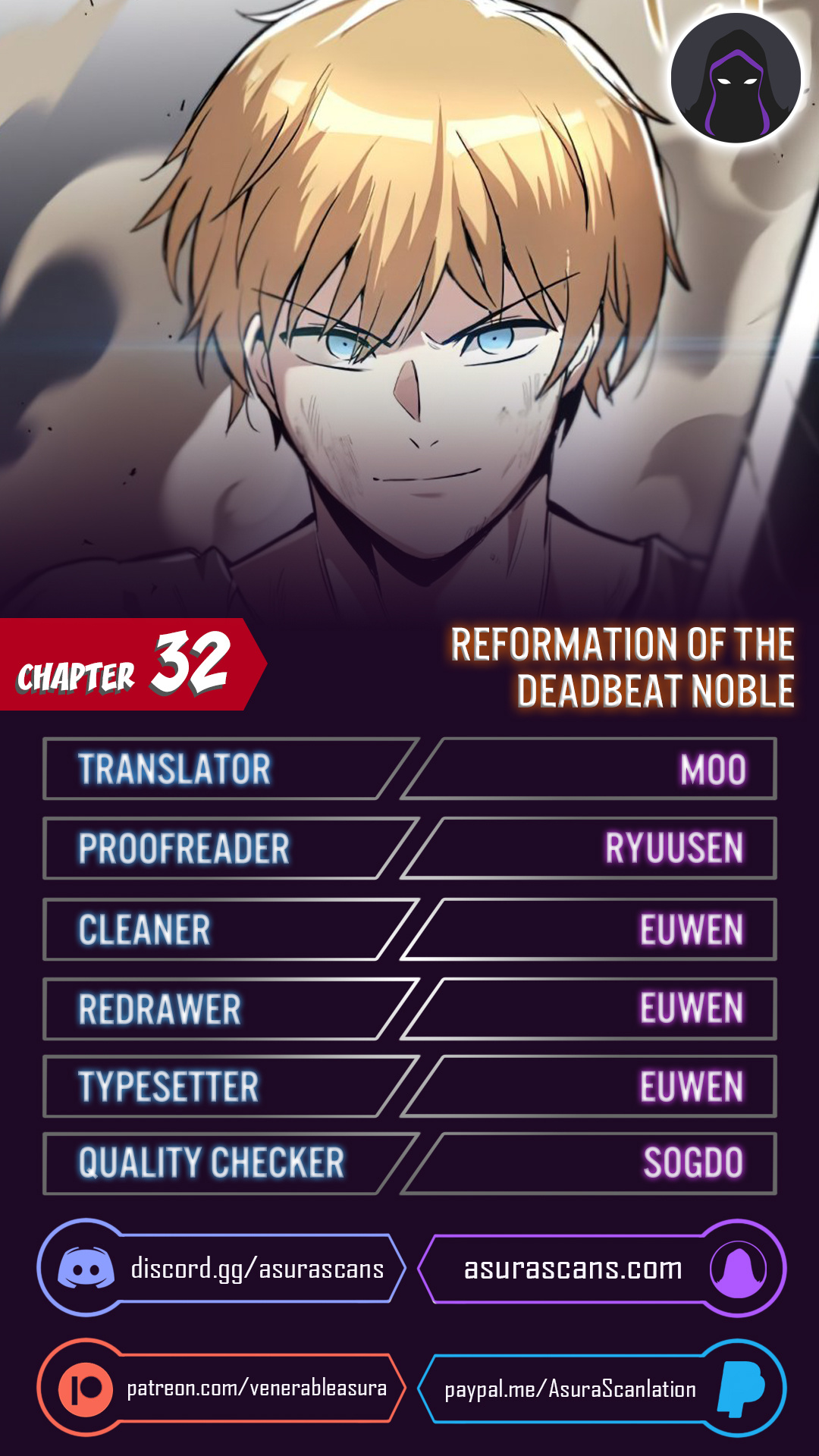  Reformation Of The Deadbeat Noble, Chapter 32 image 01